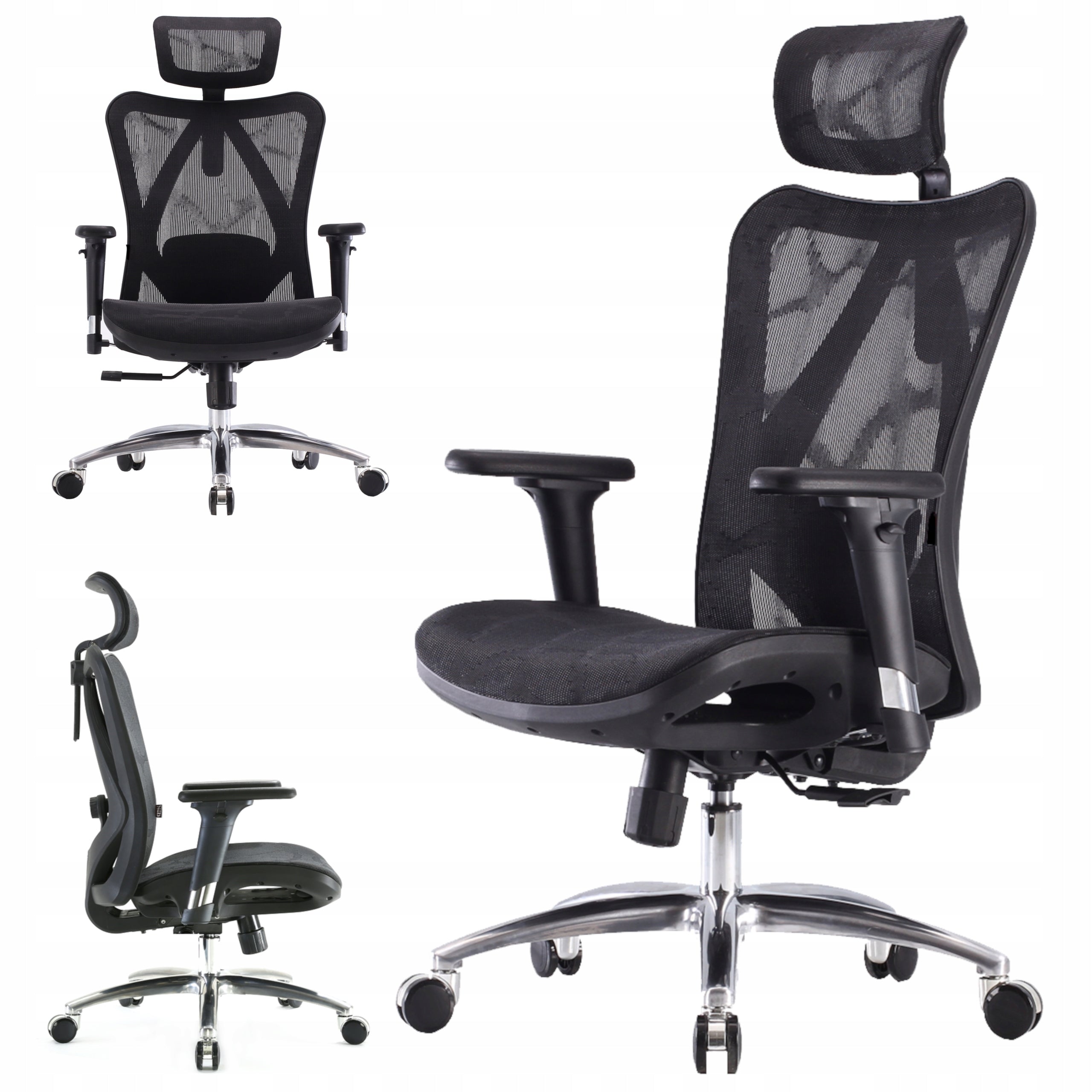 Office chair swivel chair ergonomic black BHP mesh M57