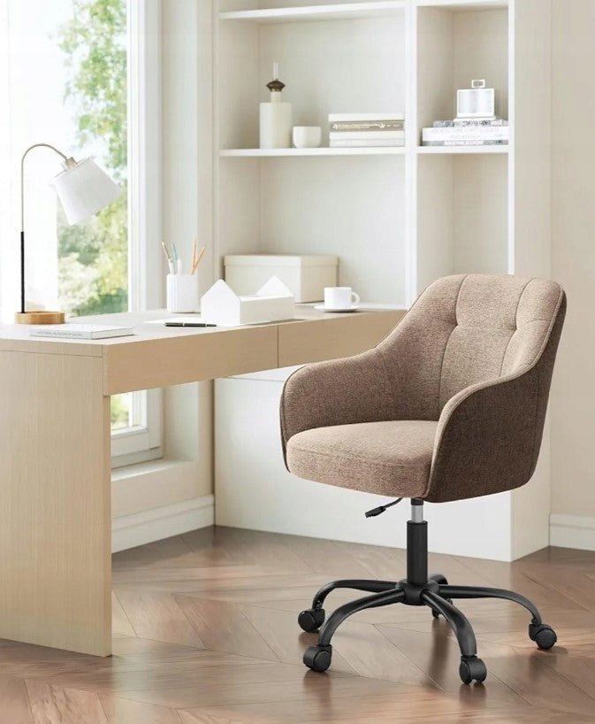 Office chair swivel height adjustment load capacity up to 110 kg brown Manufacturer code OBG019K01