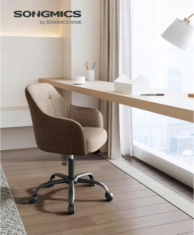 Office chair swivel height adjustment load capacity up to 110 kg brown Packaging status original