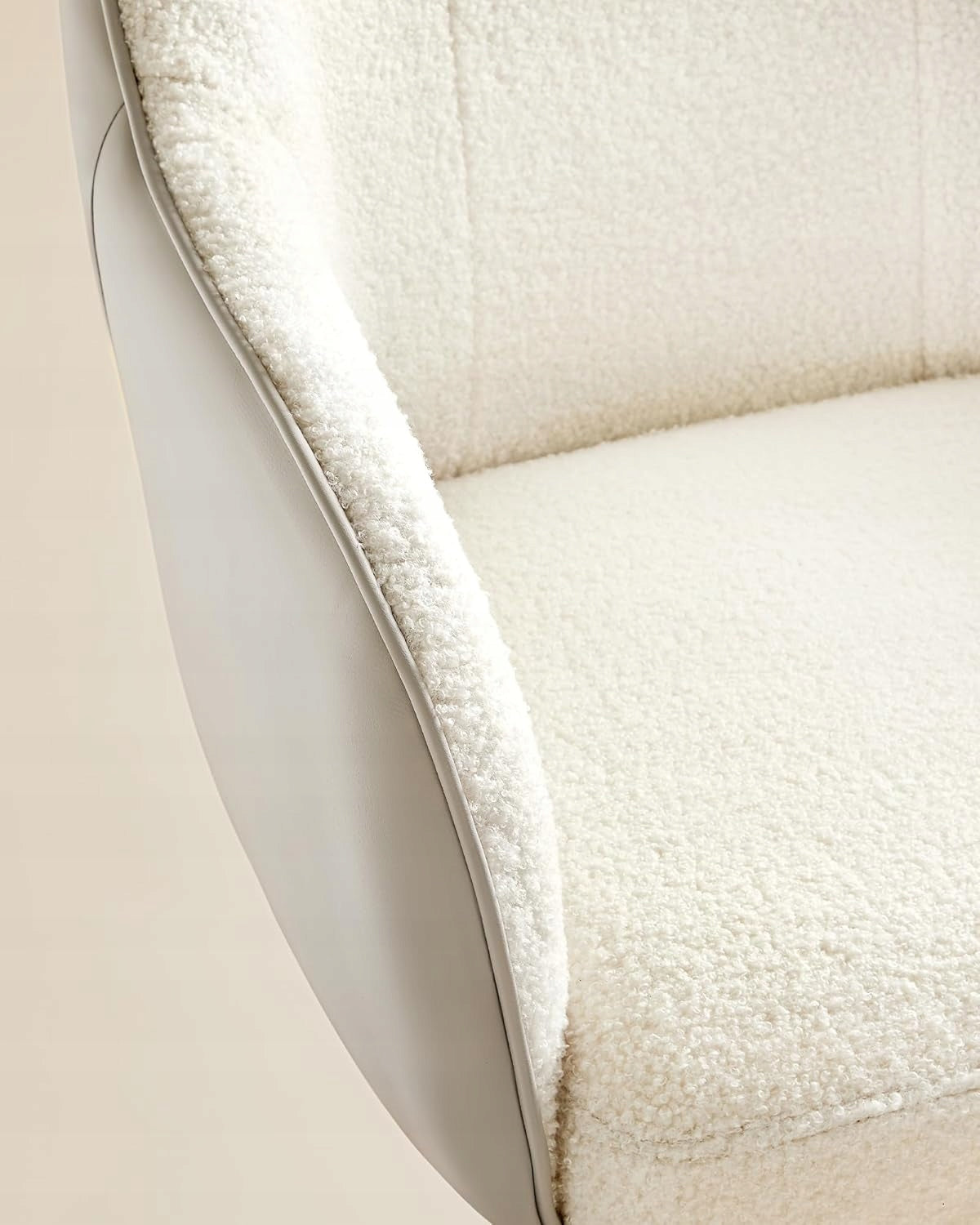 Office chair swivel height adjustment load capacity up to 110 kg white Manufacturer code OBG019W01
