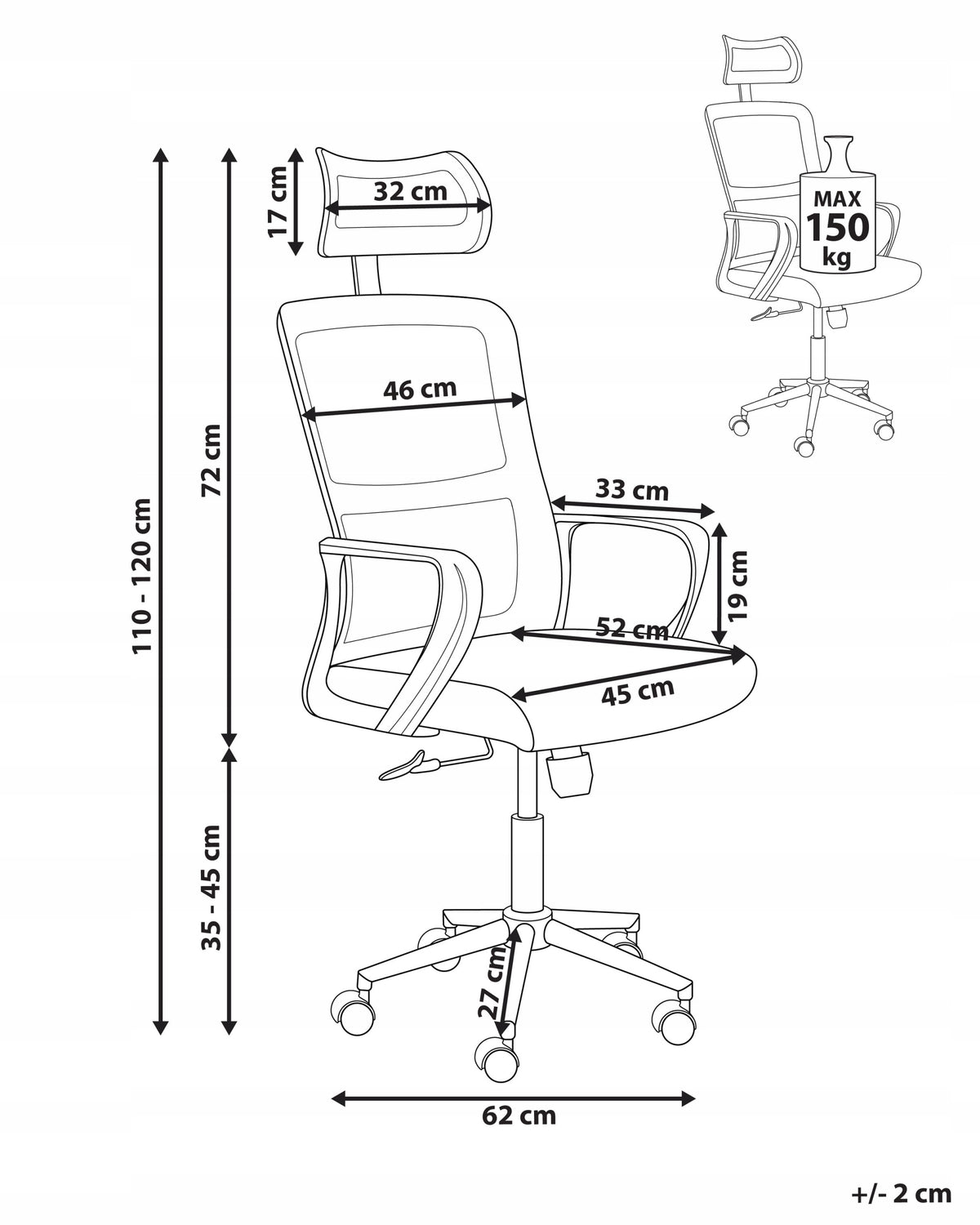 Office chair swivel net adjustable light blue Medical device no