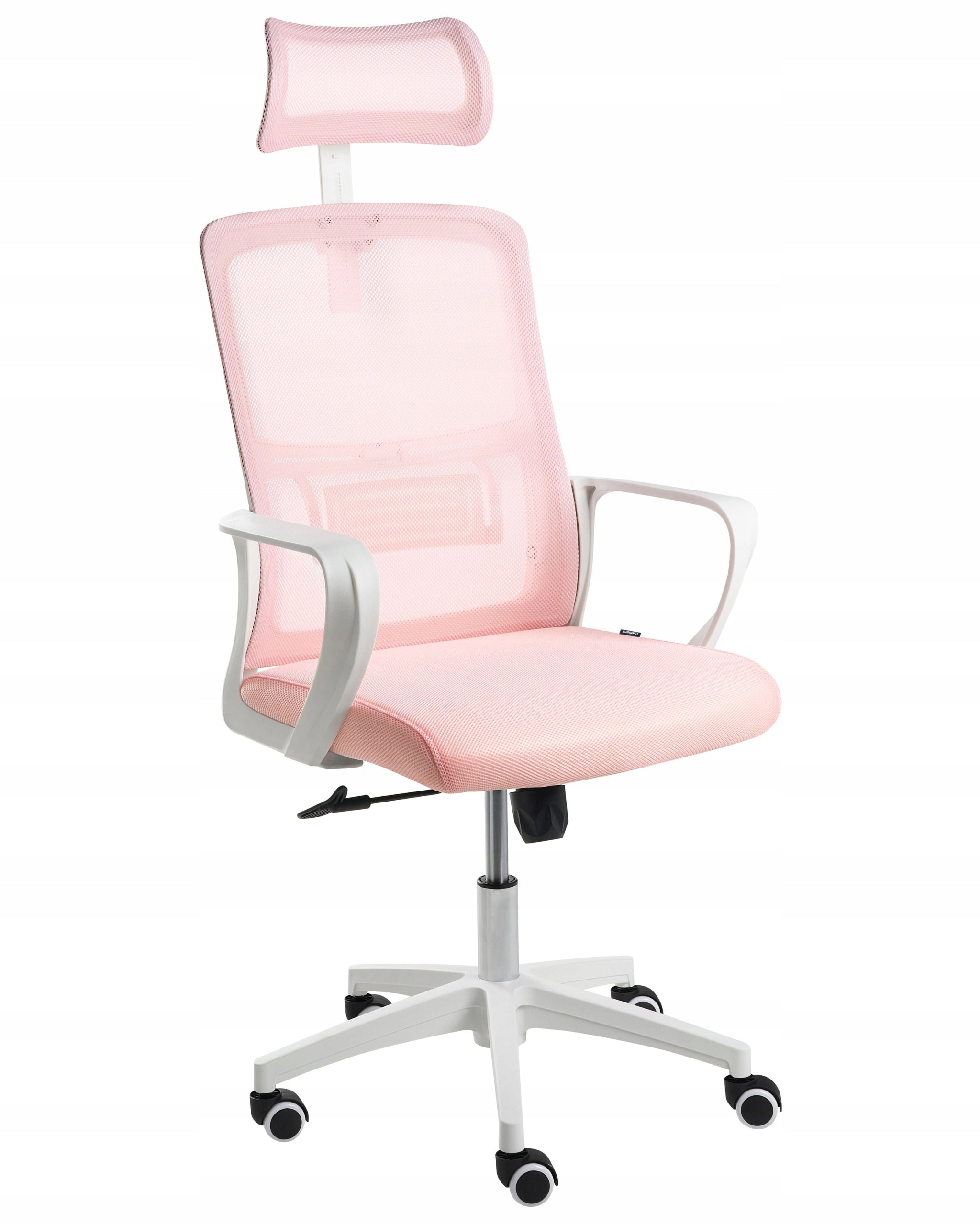 Office chair swivel net adjustable pastel pink