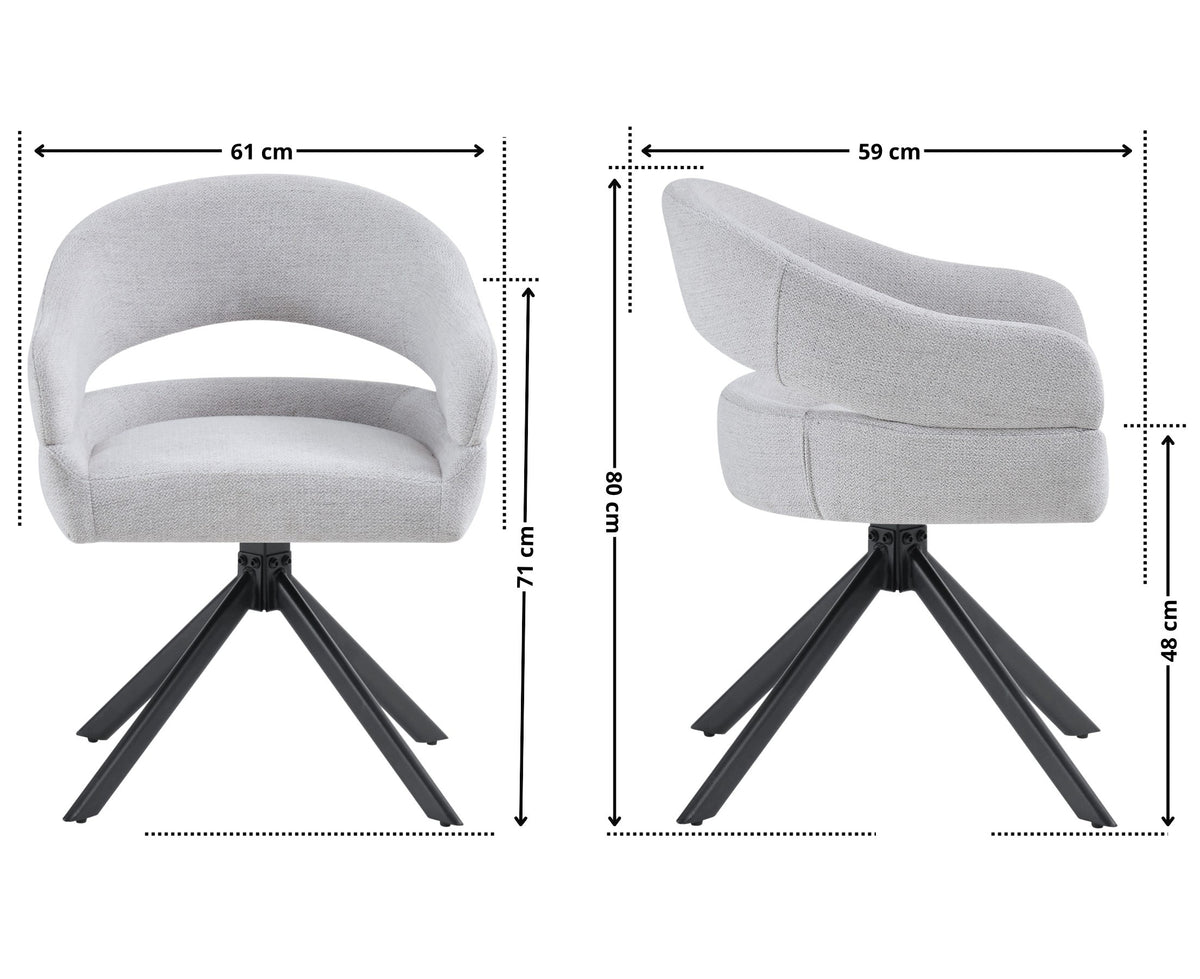 Office chair swivel office chair upholstered beige for desk MALOJA Manufacturer code EX-341/RD-2