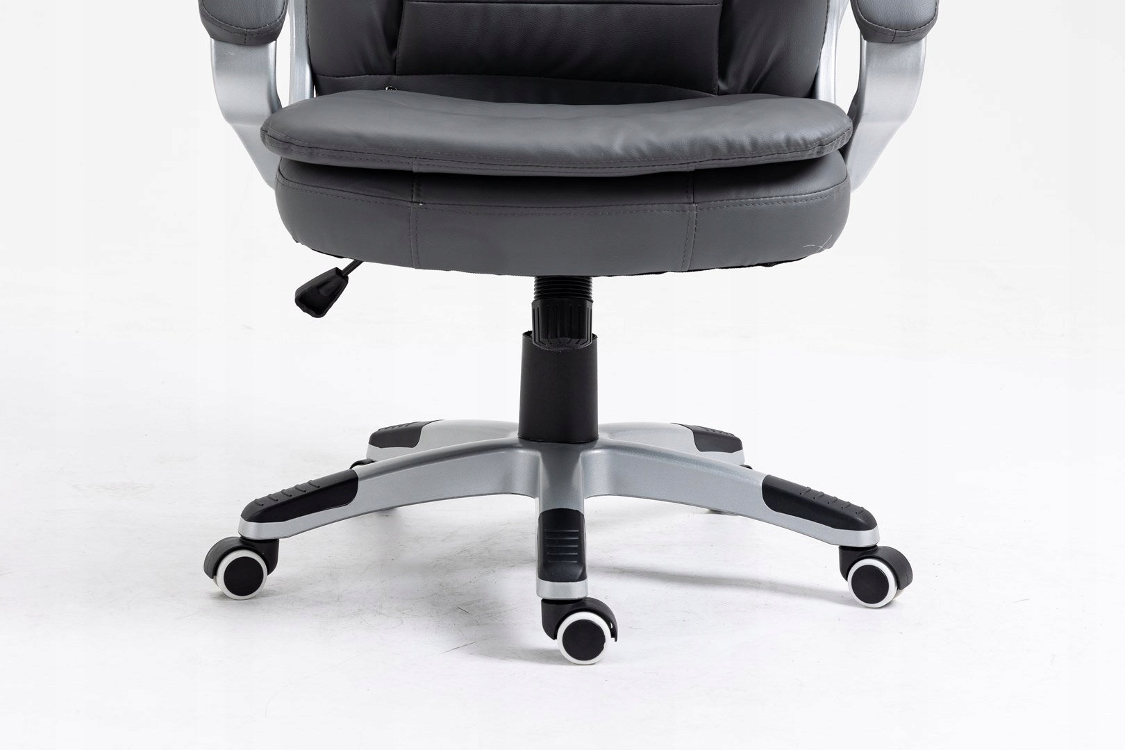 Office chair with massage heated YK7304 grey Furniture depth 76 cm