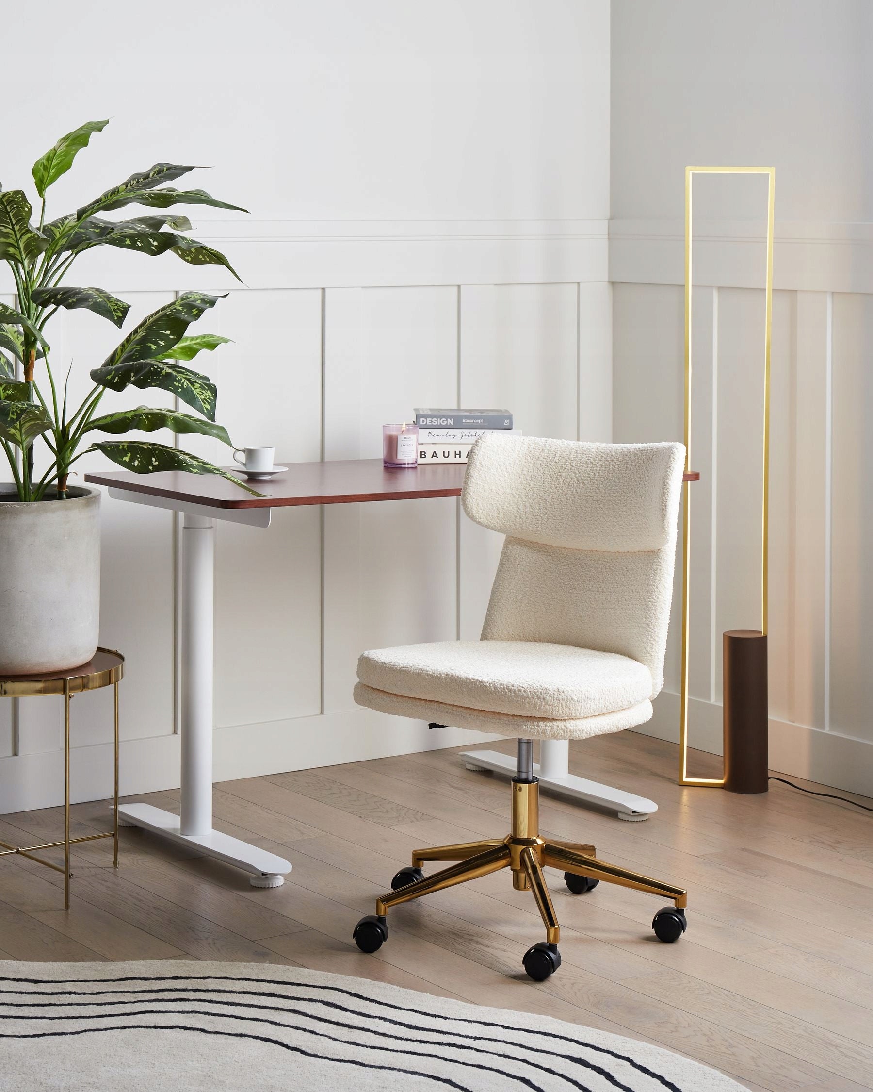 Office chair without armrests height adjustment broken white Packaging status original