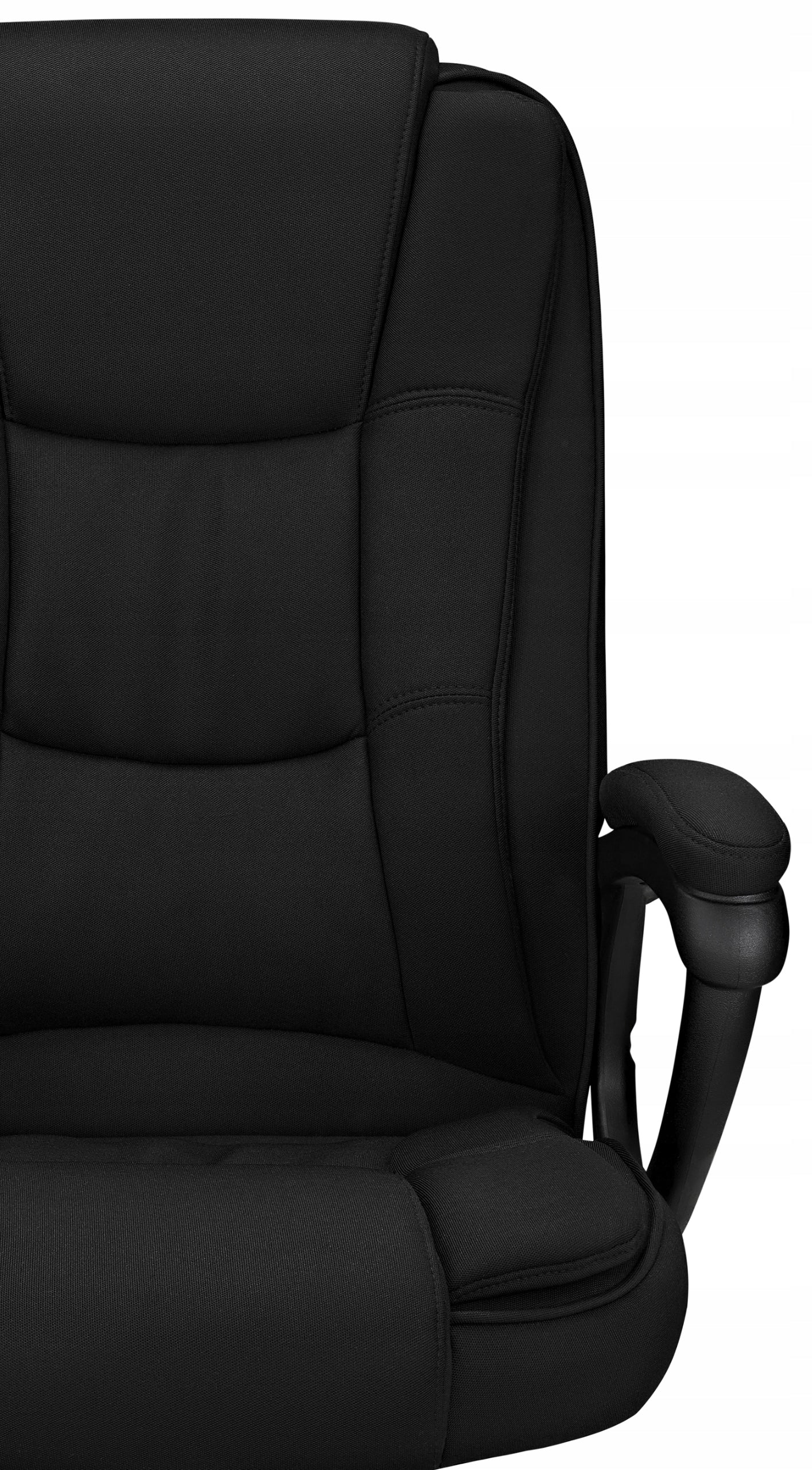 Office gaming chair Ambiente fabric black Model Ambiente Plus