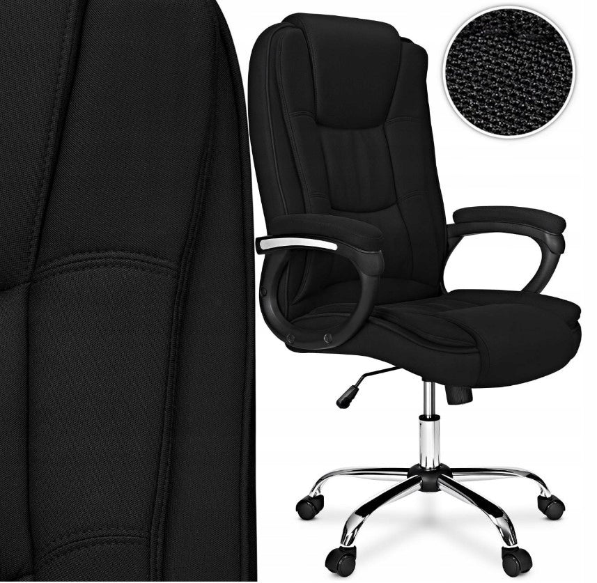 Office gaming chair Ambiente fabric black Packaging status original