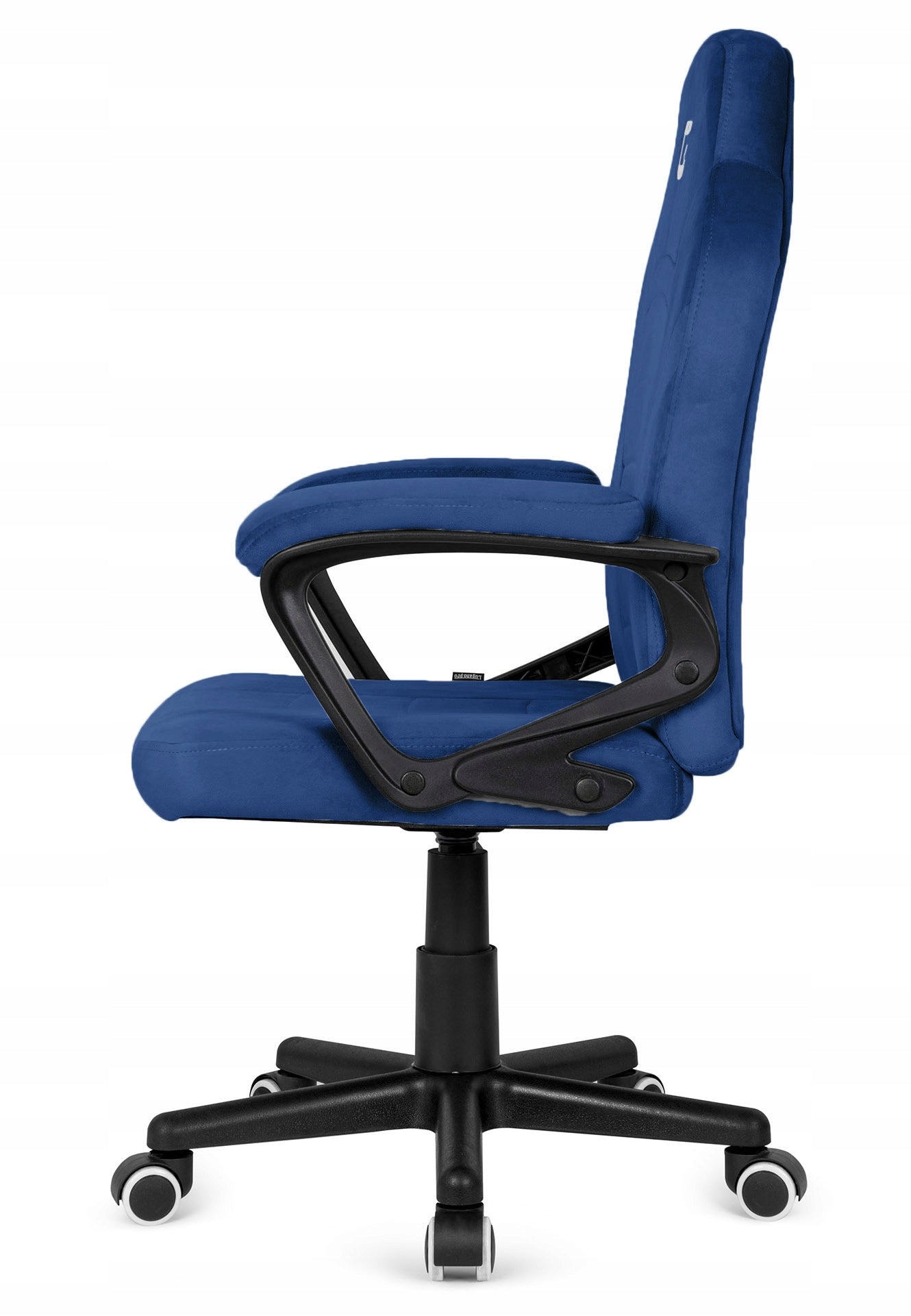 Office gaming swivel chair MARIO desk chair velour blue Furniture height 102 cm