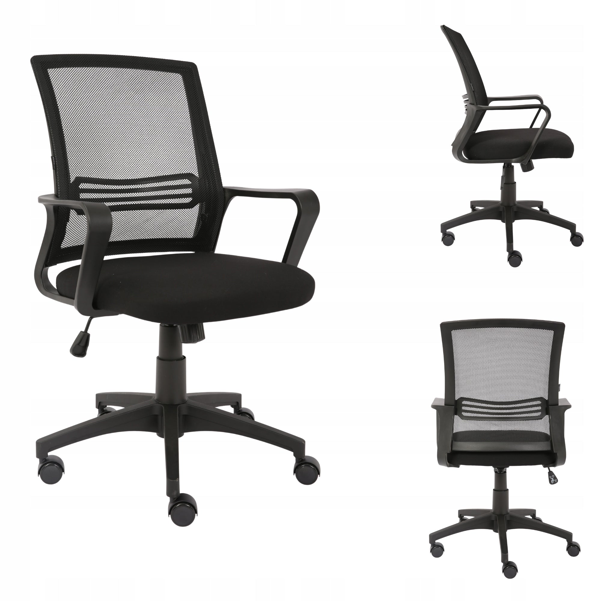 Office swivel chair COBRA OFFICE ONE HF300BK black adjustable up to 136 kg