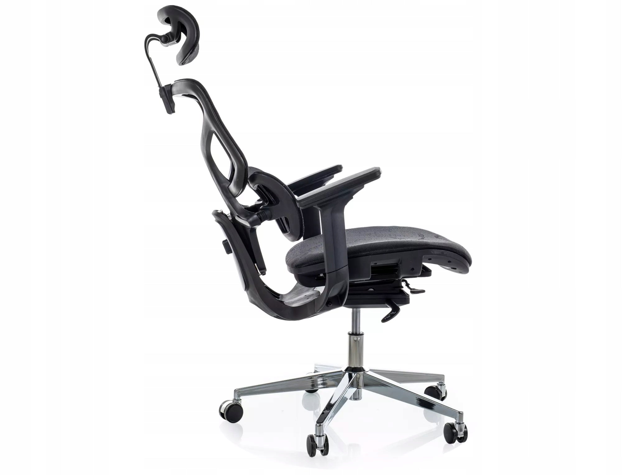 Office swivel chair EQ-1 ergonomic adjustable headrest mesh BLACK Brand Signal