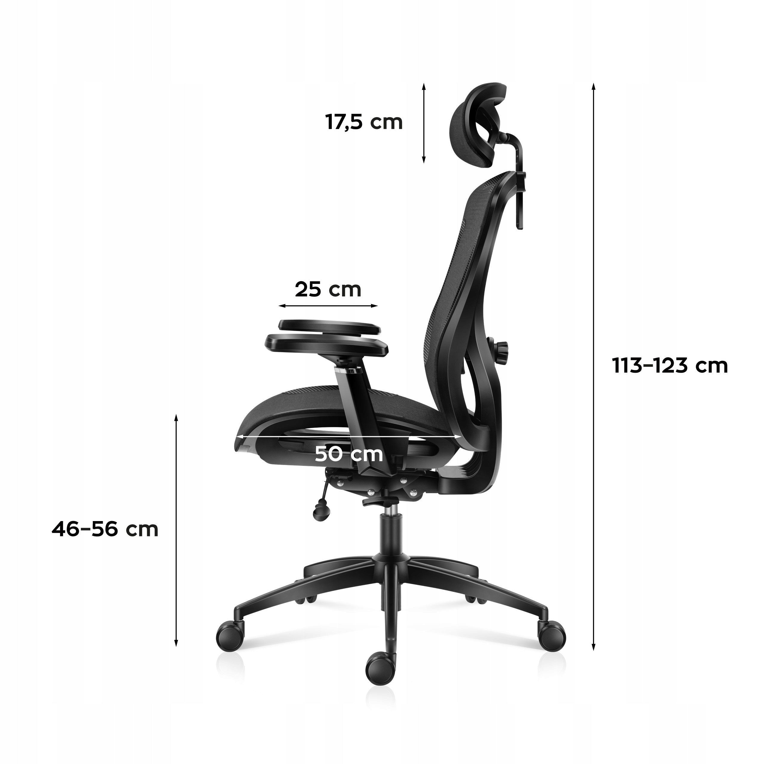 Office swivel chair HUZARO black ergonomic for computer Brand Huzaro