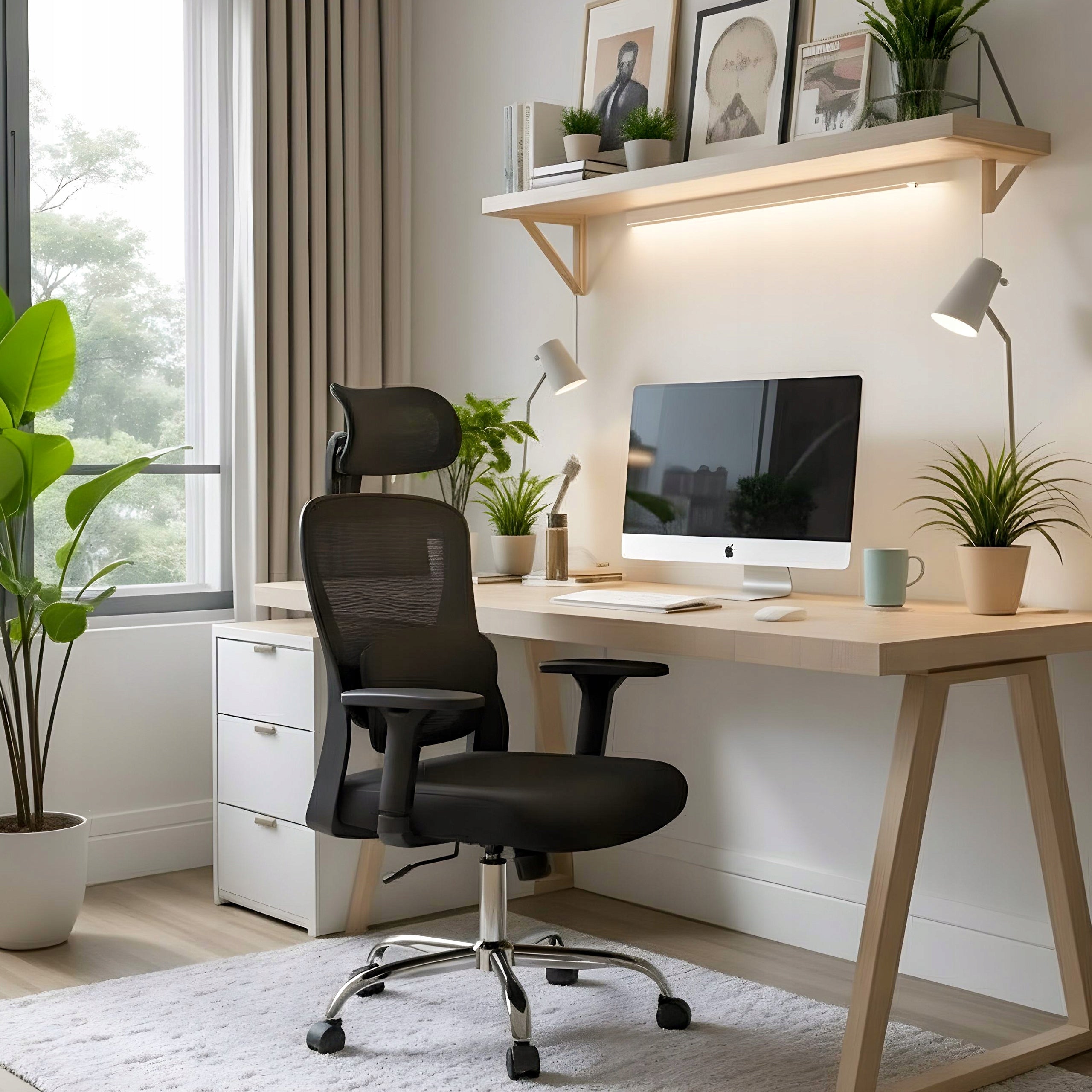 Office swivel chair MARK ADLER black ergonomic adjustable up to 120 kg Packaging status original