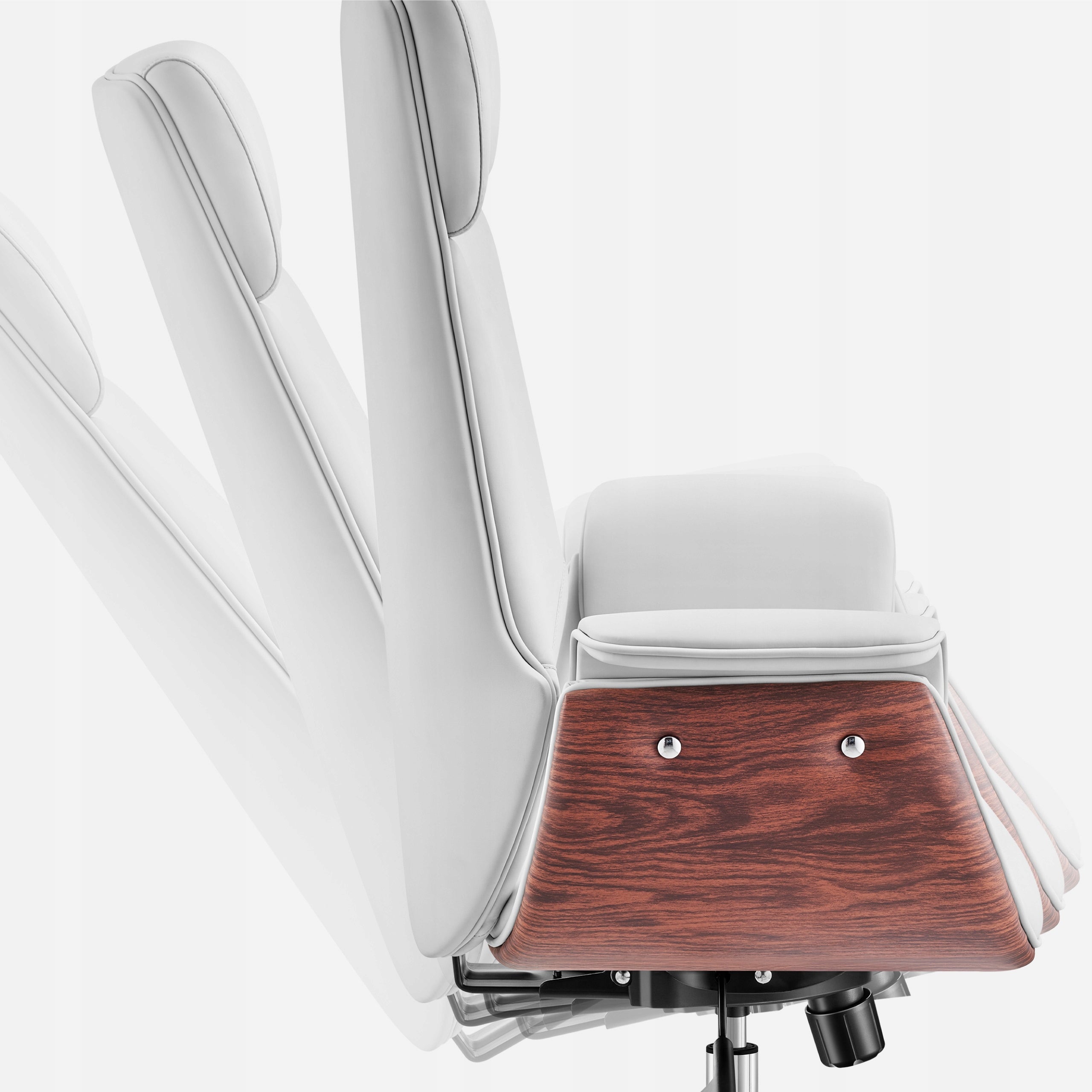 Office swivel chair MARK ADLER leather eco ergonomic wood 130 kg Brand Markadler