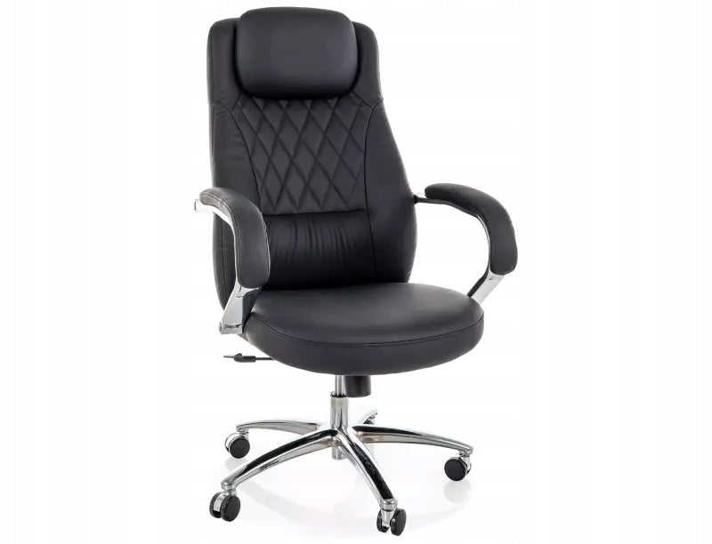 Office swivel chair Q-07 office chair multiblock faux leather black Manufacturer code OBRQ07C