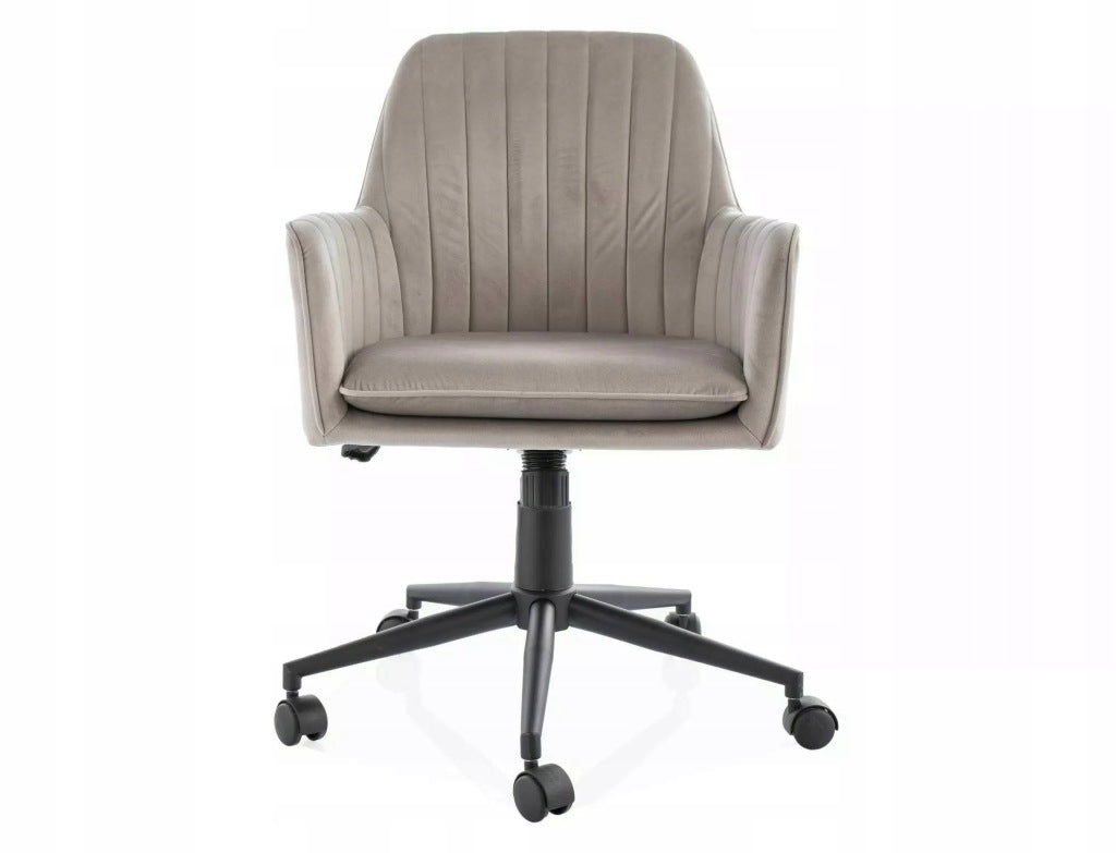 Office swivel chair Velvet Dark Beige, On Wheels Q-886 SIGNAL Manufacturer code OBRQ886VCBE