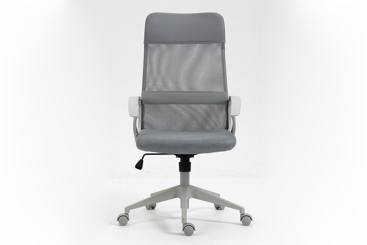 Office swivel chair for study work Q-026 SIGNAL comfortable for desk grey Manufacturer code OBRQ026SZ