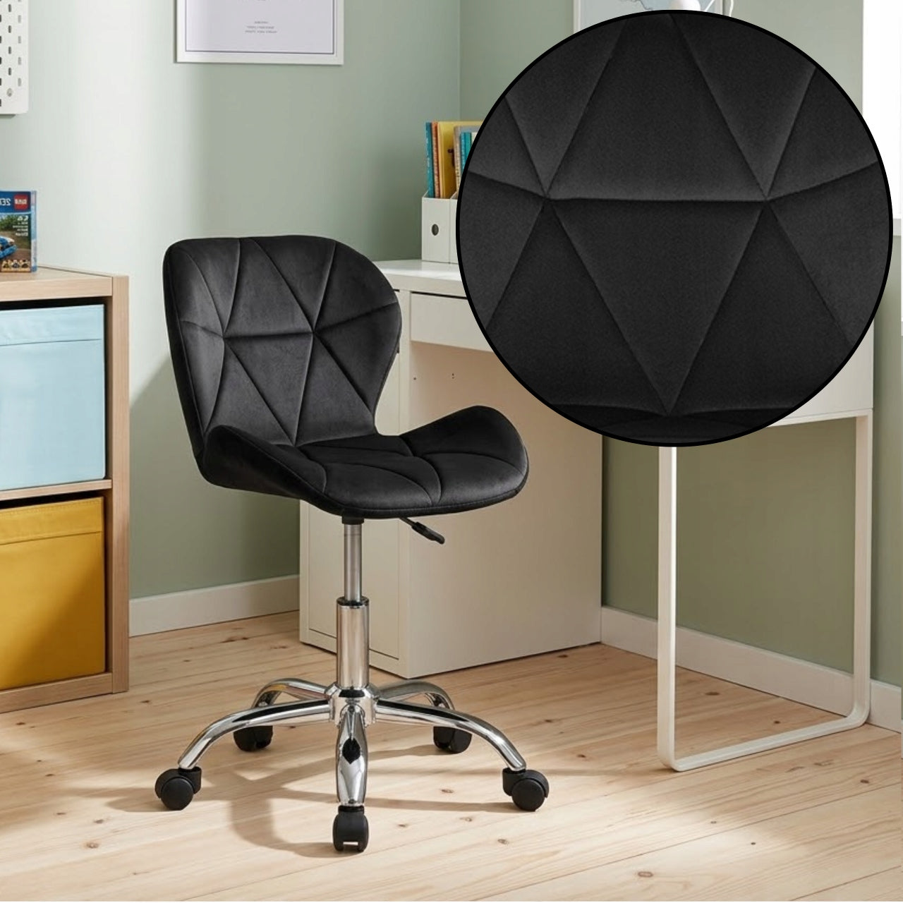 Office swivel chair office swivel desks comfortable adjustable Manufacturer code 1x1685 młodzieżowe dla dziecka welurowe