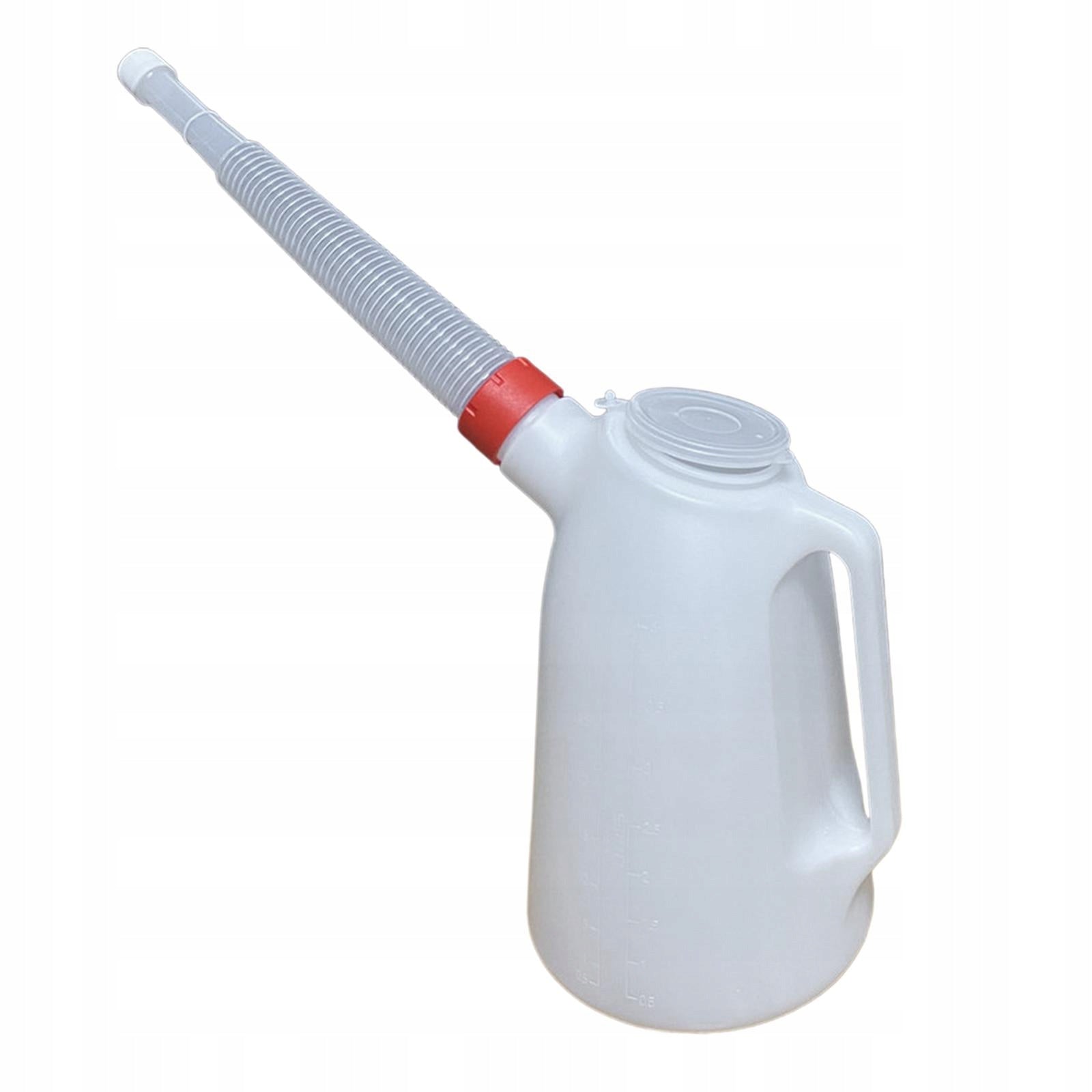 Oil Jug with Long Spout, Versatile, Practical ,Engine Oil Dispenser, Oil 4L