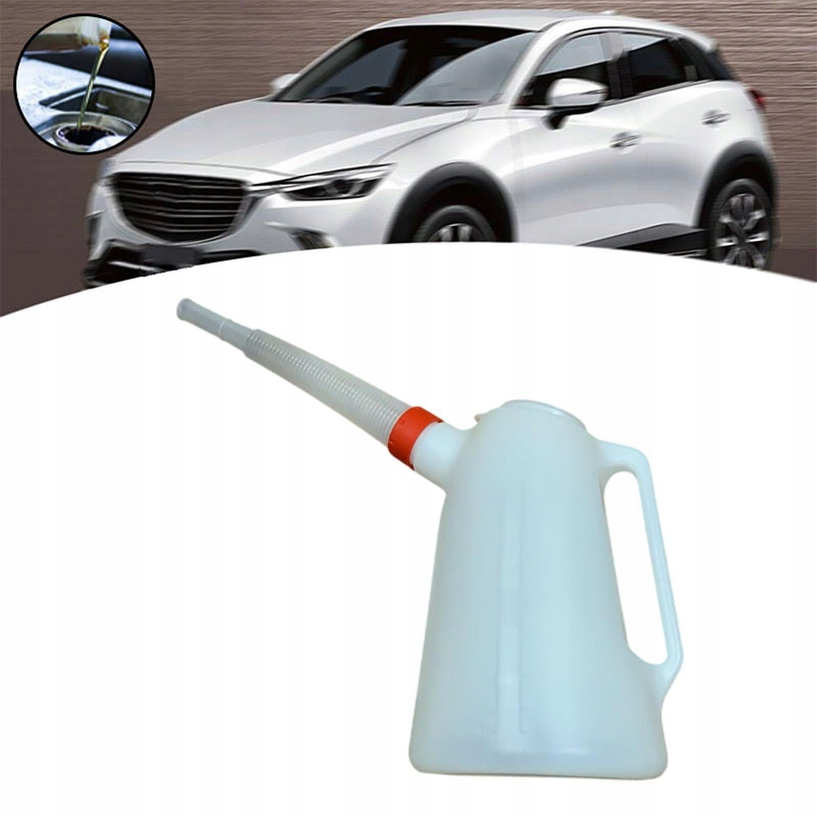 Oil Measuring Container Pots Oil Dispenser for Vehicle Automotive Car 4L