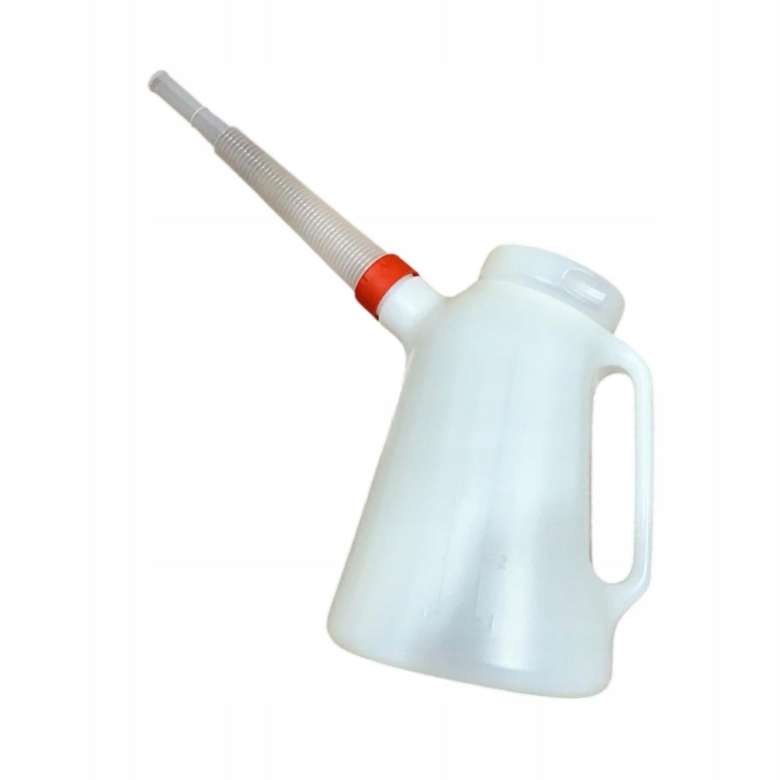 Oil Measuring Jug, Universal Pot with Cap, Stable Leak proof with Spout 5L