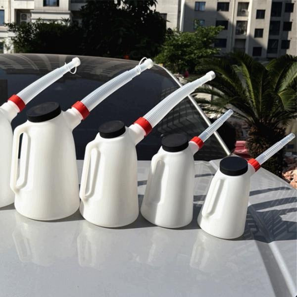 Oil Measuring Jug W/ Spout Leakproof Professional Funnels Auto Oil 4L Packaging status original
