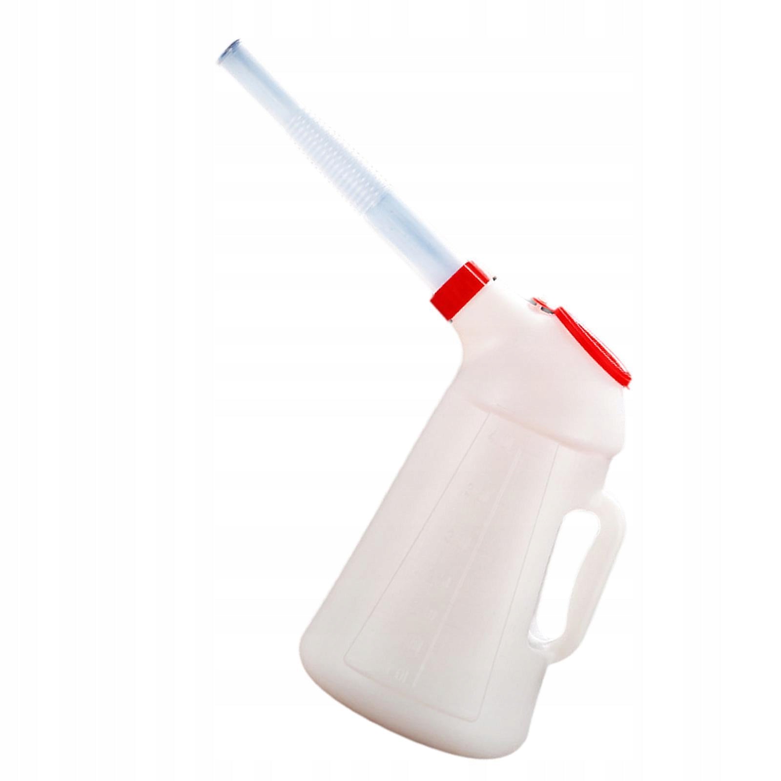Oil Measuring Jug with Pouring with Scale Oil Pot, W/ Lid Leakproof Oil 4L Brand no brand