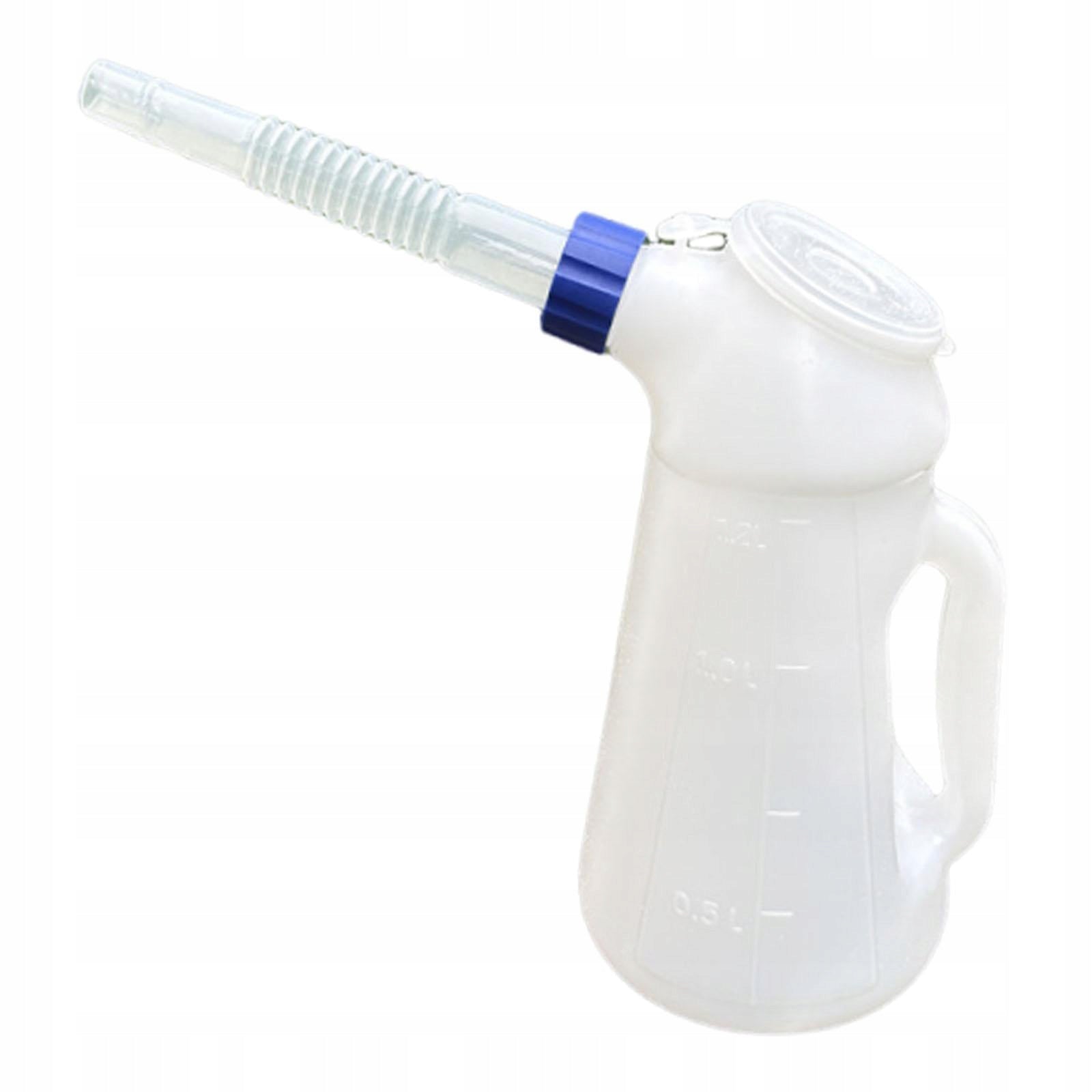 Oil Measuring Jug with Scale with Spout, Practical, Durability Blue Screws