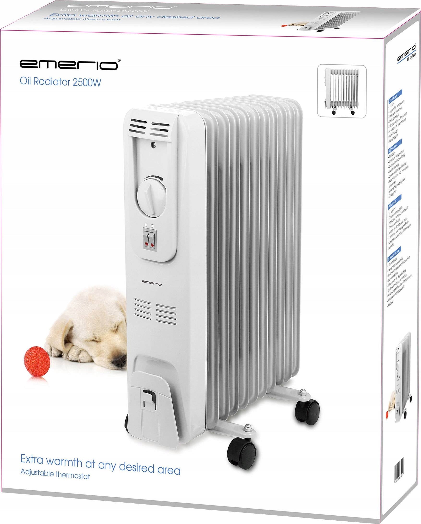 Oil heater EMERIO HO-110712, 2500 W Manufacturer code SH-122556
