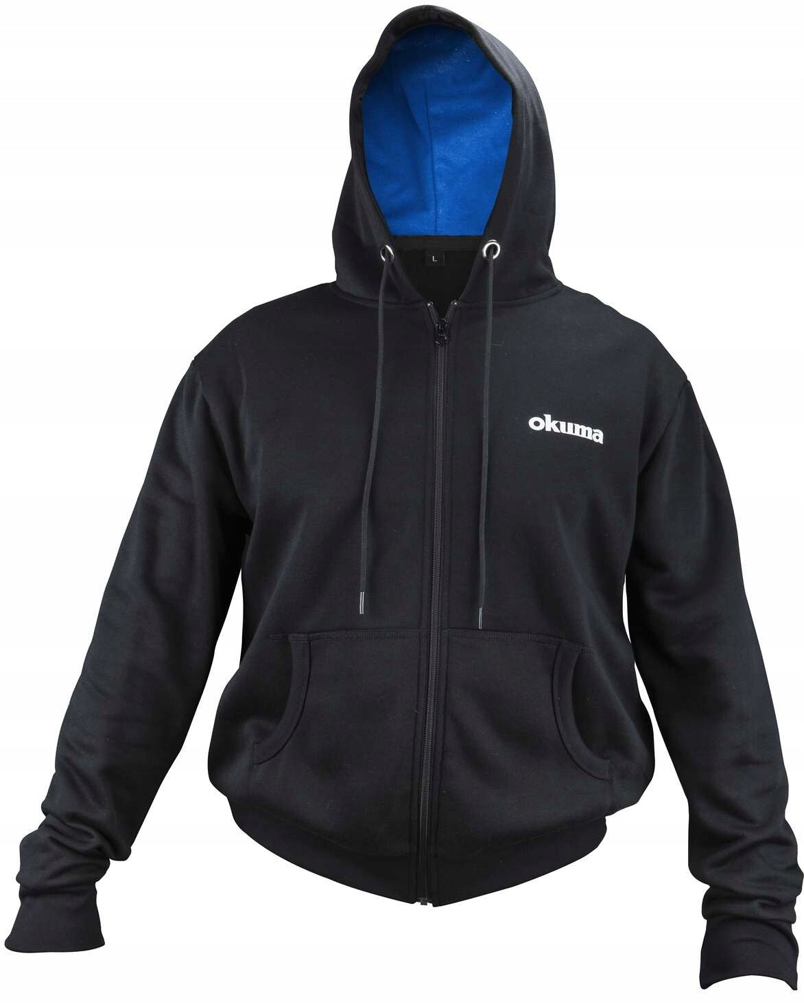 Okuma Motif Fill-Zip Hoodie L