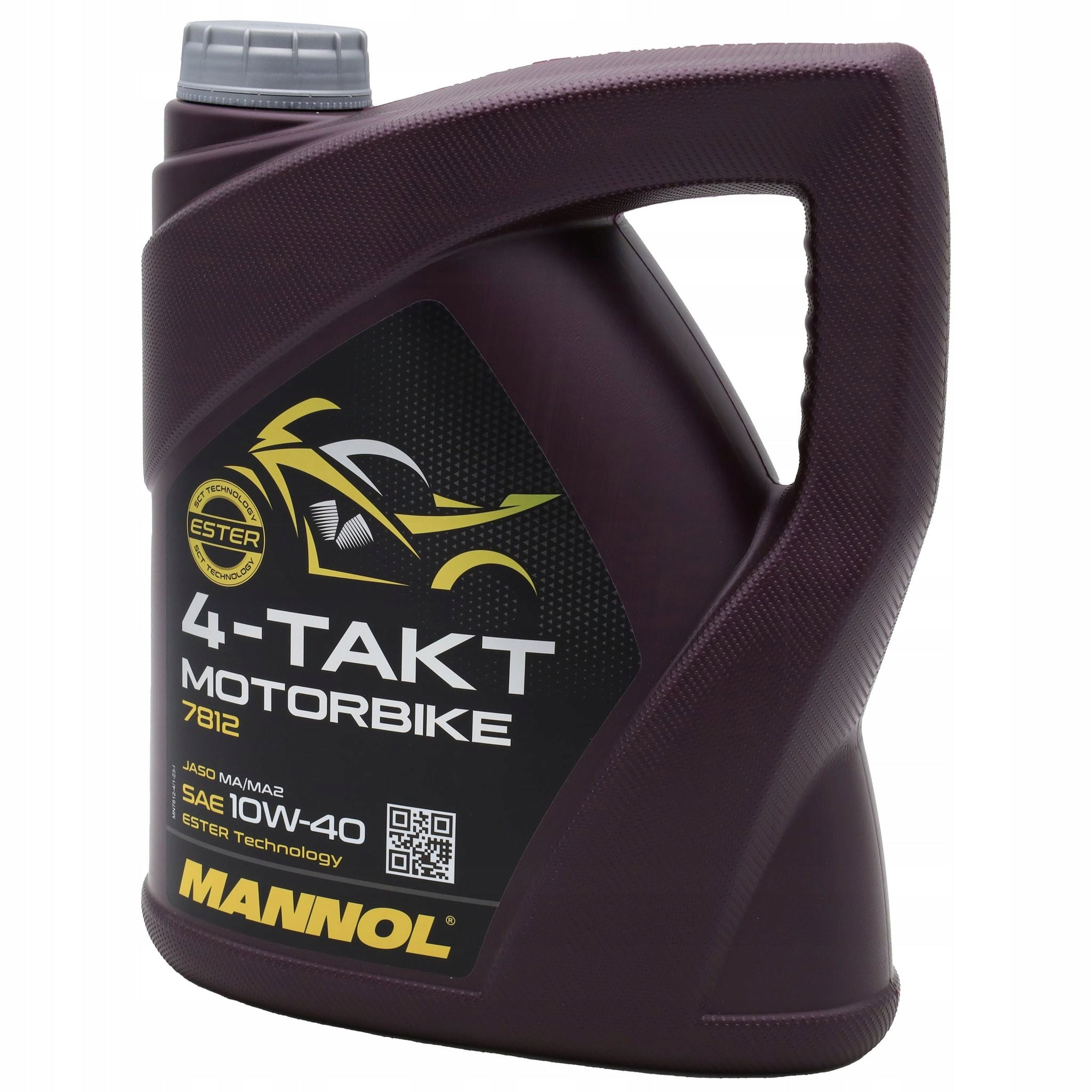 Mannol 7812 Motorrad 4-Takt 10W-40 Motoröl, 4 l