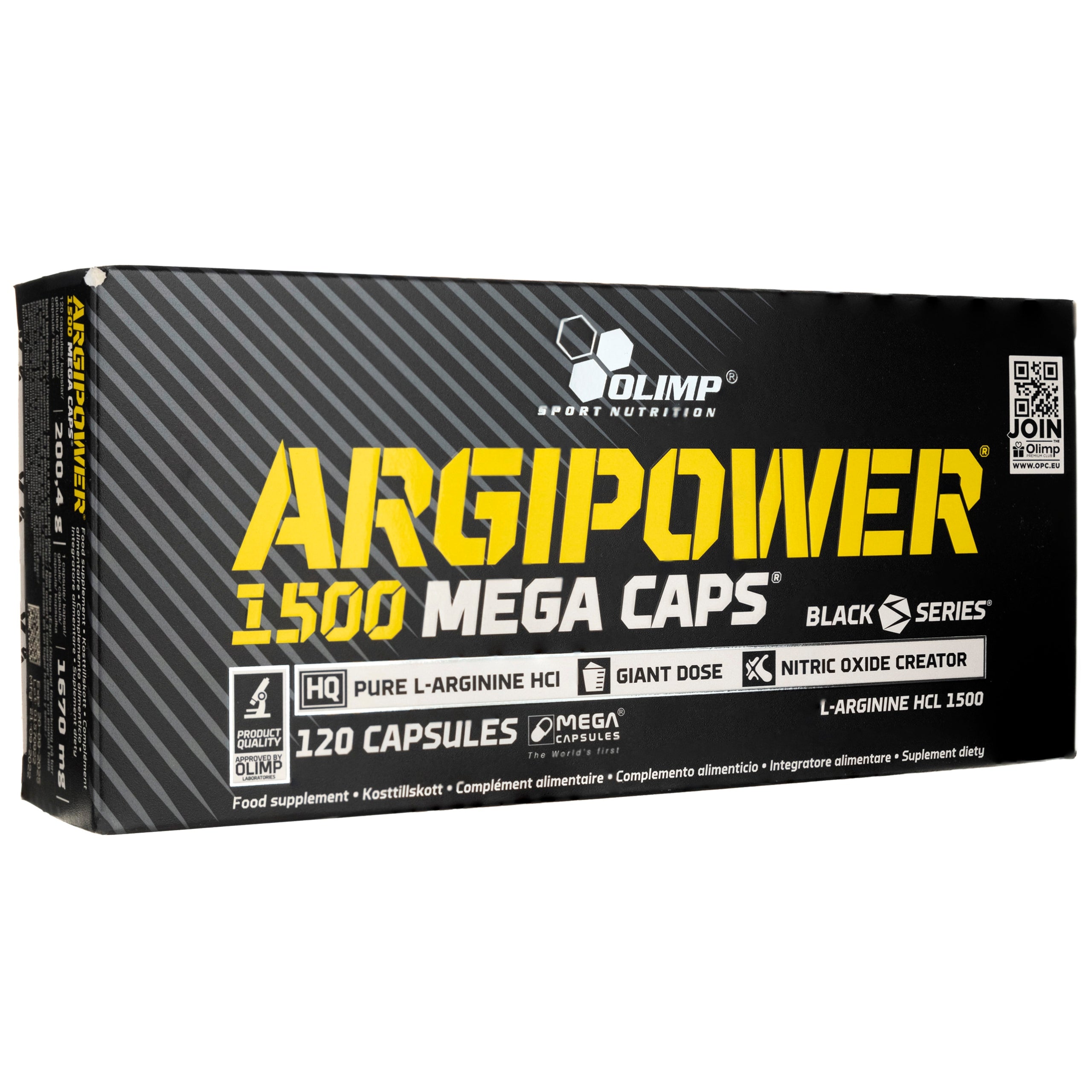 Olimp Argi Power 1500 L-Arginine AAKG Amino Acids BCAA Libido Pump 120 kaps