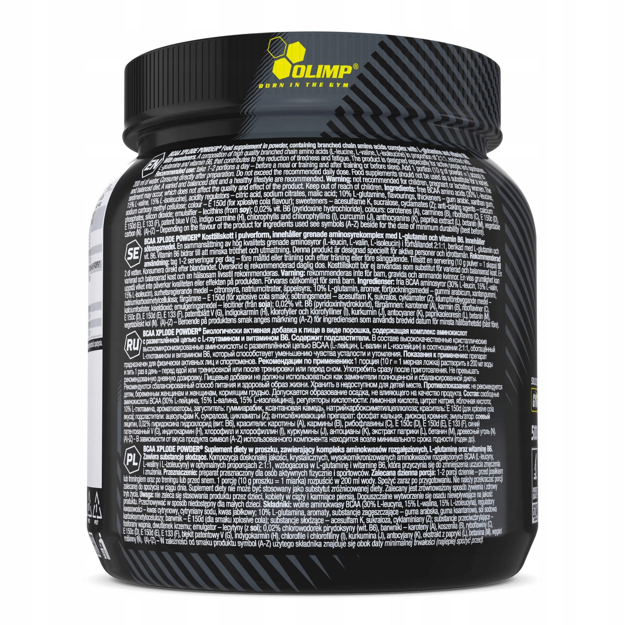 Olimp BCAA XPLODE POWDER Regeneration Amino Acids Taste Orange Amino 500g Brand Olimp