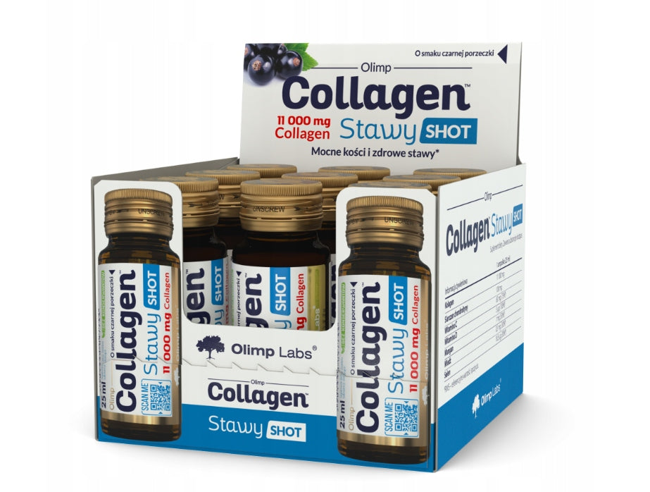 Olimp COLLAGEN JOINTS 9x25ml COLLAGEN VITAMINS MINERALS Vitamin C Currant EAN (GTIN) 5901330097751