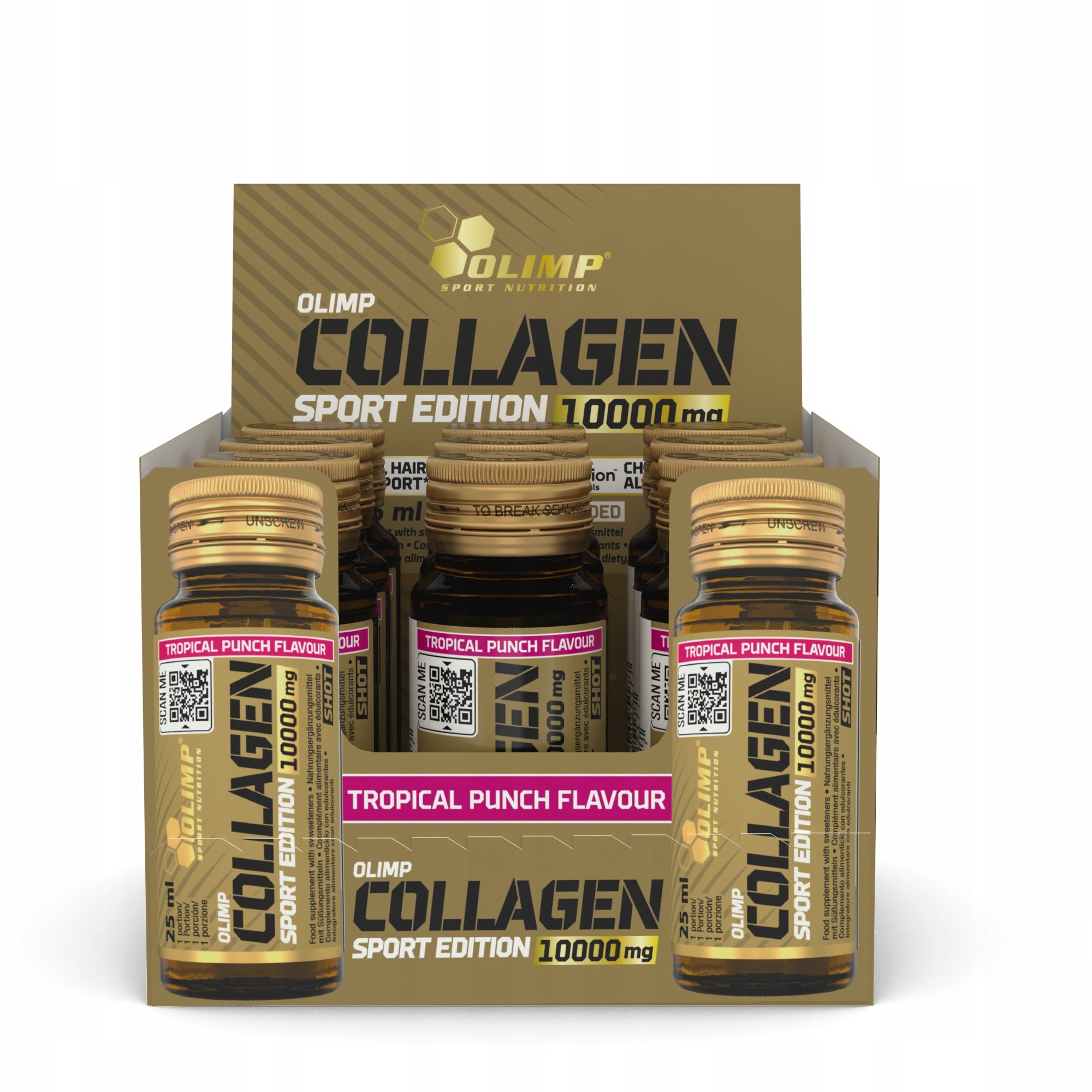 Olimp COLLAGEN SHOT SPORT EDITION 9x25ml COLLAGEN HEALTHY VITAMIN JOINTS