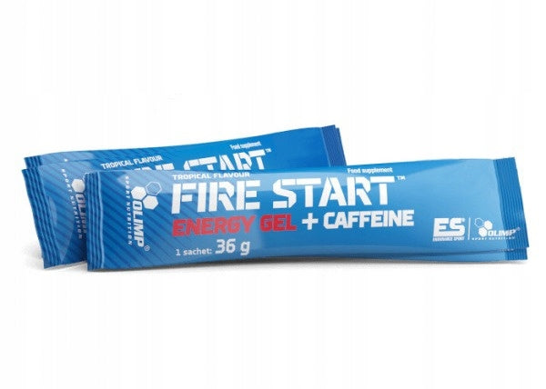 Olimp FIRE START ENERGY GEL + CAFFEINE ENERGY GEL 36g Tropical EAN (GTIN) 5901330060342
