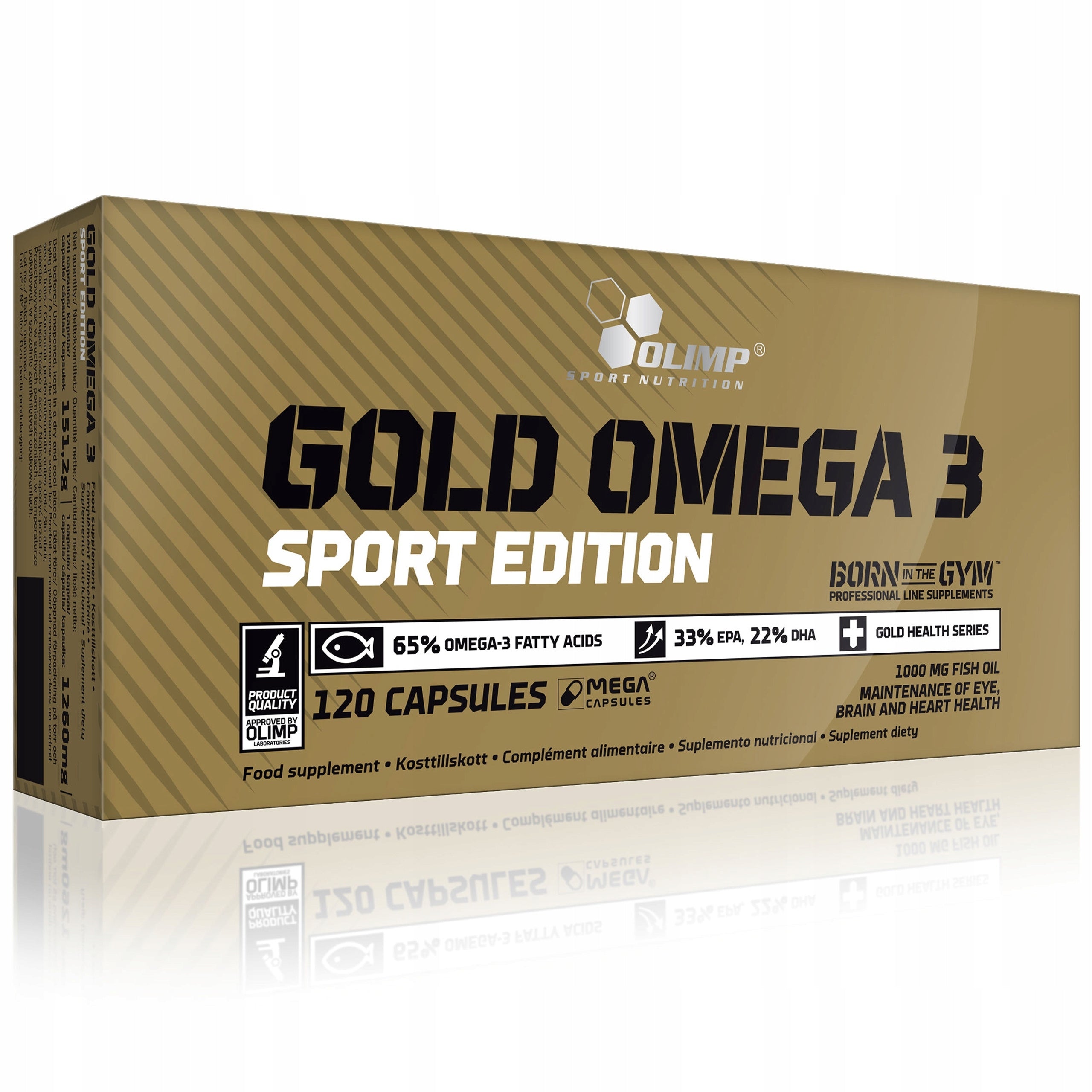 Olimp GOLD OMEGA 3 SPORT EDITION 120 kaps HEALTH