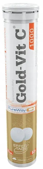 Olimp Gold-Vit C 1000 mg orange flavour 20 effervescent tablets
