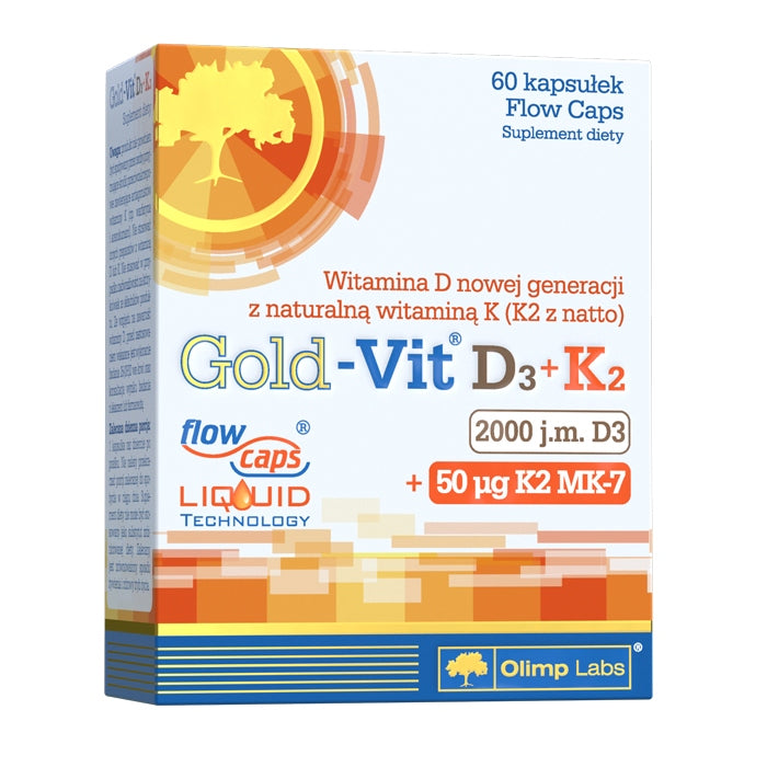 Olimp Gold-Vit D3 2000 IU+K2 x 60 capsules