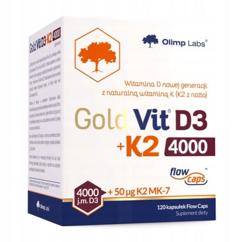 Olimp Gold-Vit D3 + K2 4000 IU 120 capsules