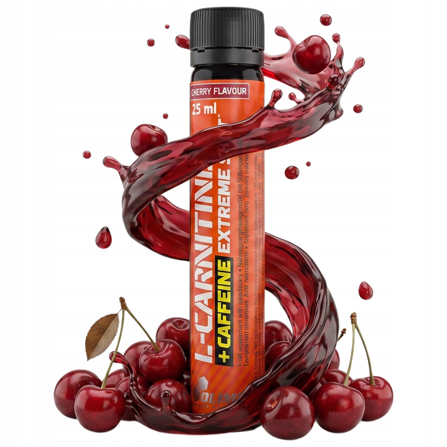 Olimp L-Carnitine + Caffeine Extreme Shot Cherry Energy 25 ml Short Date