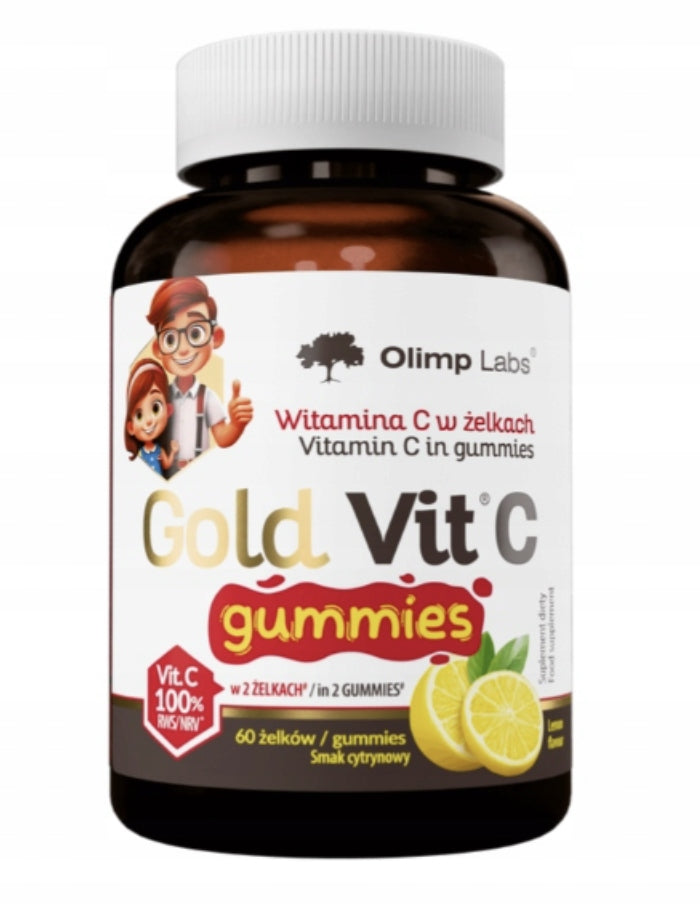 Olimp Labs Gold Vit C Gummies vitamin C in gummies lemon flavor 60 pcs.