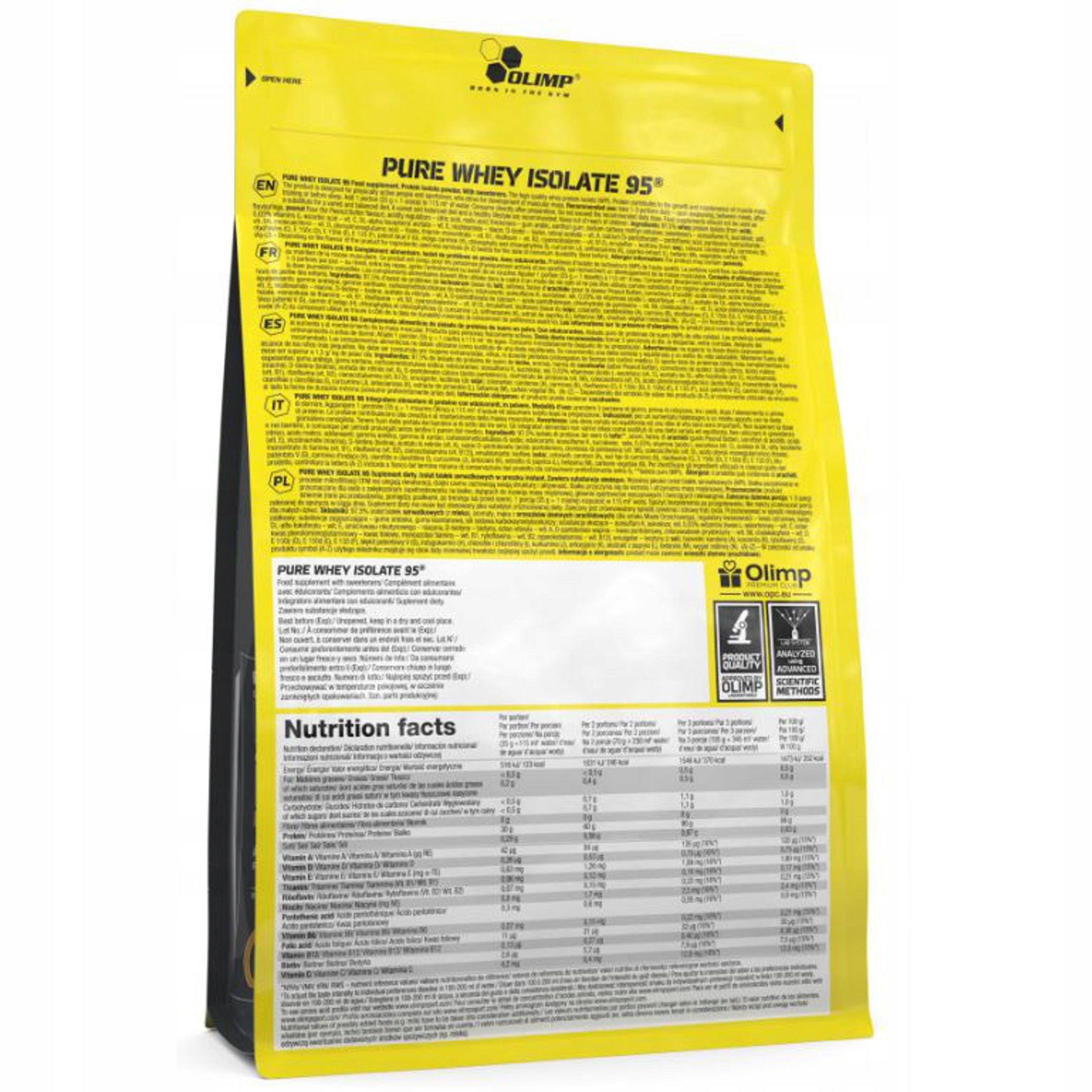 Olimp Protein Conditioner Protein Isolate - WPI Powder 600 g Strawberry Flavour Expiration date not specified