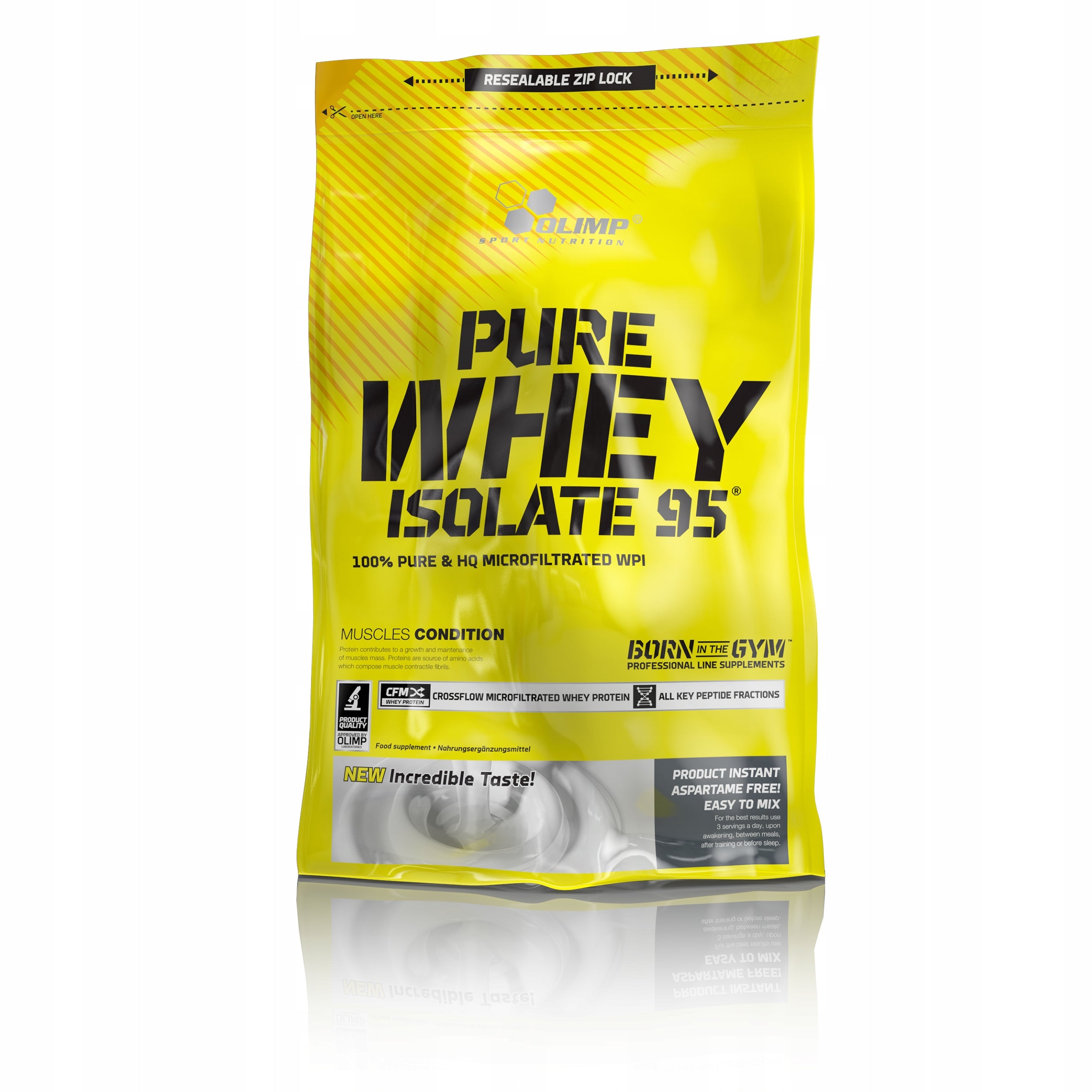 Olimp Protein Conditioner Protein Isolate - WPI Powder 600 g Strawberry Flavour Packaging status original