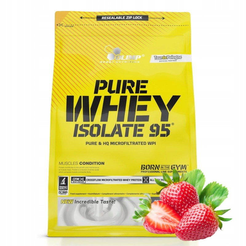 Olimp Protein Conditioner Protein Isolate - WPI Powder 600 g Strawberry Flavour