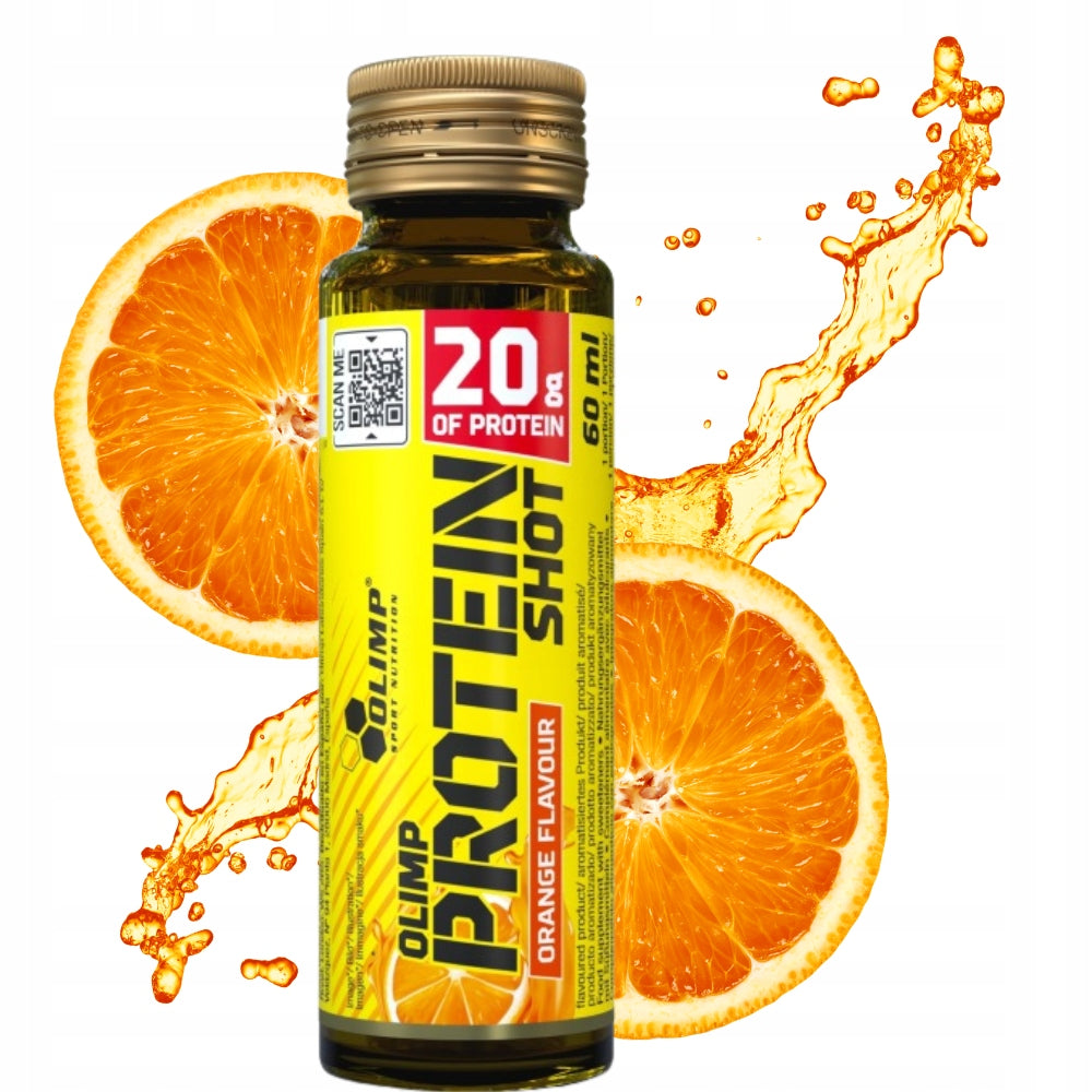 Olimp Protein Shot 60ml PROTEIN 20g SHOT ORANGE Protein CONDITIONER