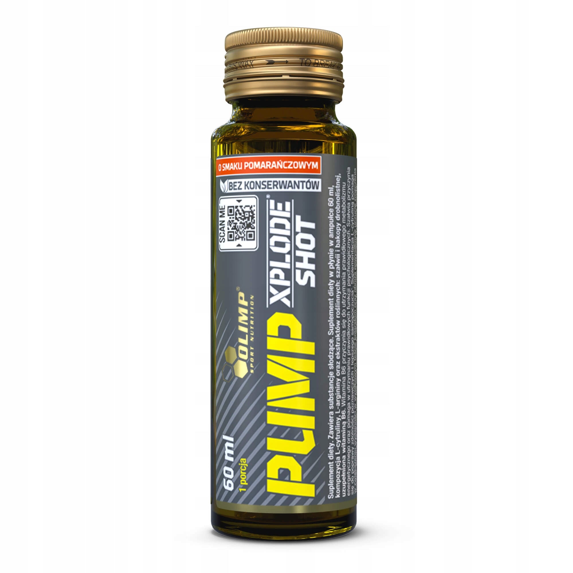 Olimp Pump Xplode Shot 60 ml Pre-workout Orange