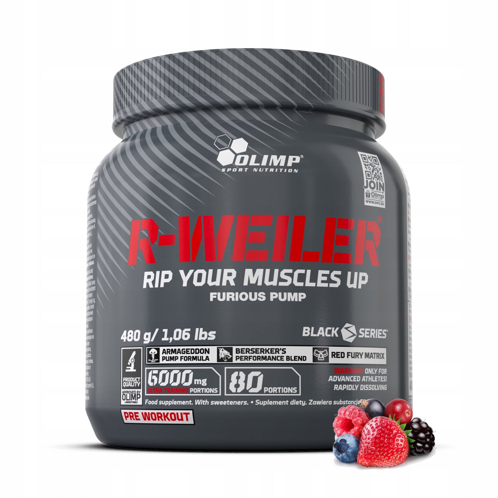 Olimp R-WEILER 480g ARGININA CITRULLINE REDWEILER Fruit punch