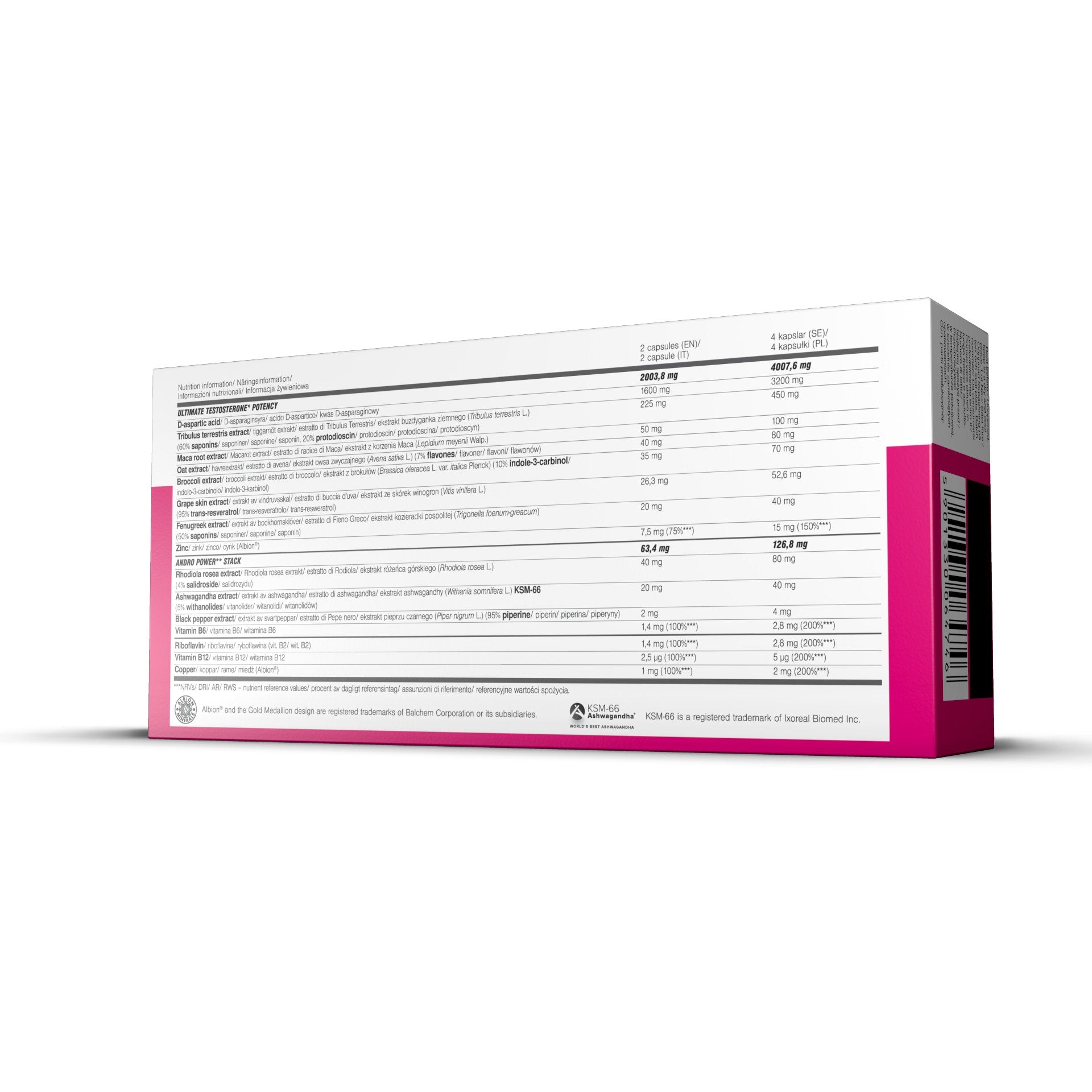 Olimp T-100 120 kaps TESTOSTERONE MACA TRIBULUS LIBIDO FENUGREEK EAN (GTIN) 5901330064746