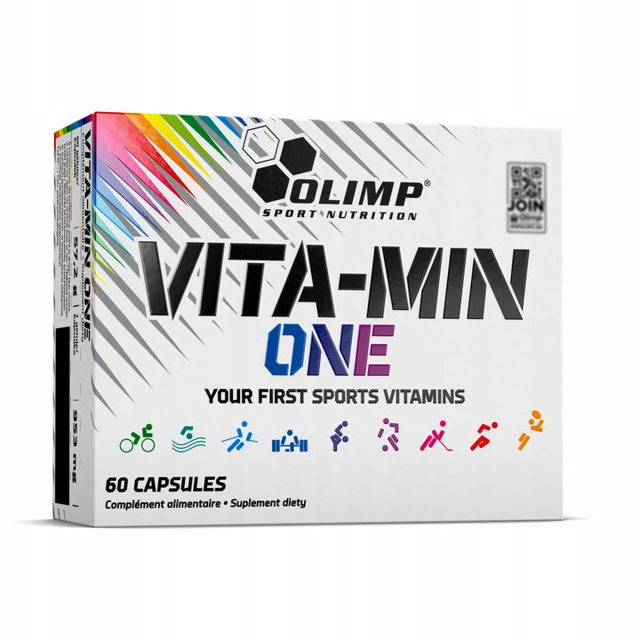 Olimp VITA-MIN ONE 60CAP VITAMINS AND MINERALS MAGNESIUM VITAMIN A IRON ZINC