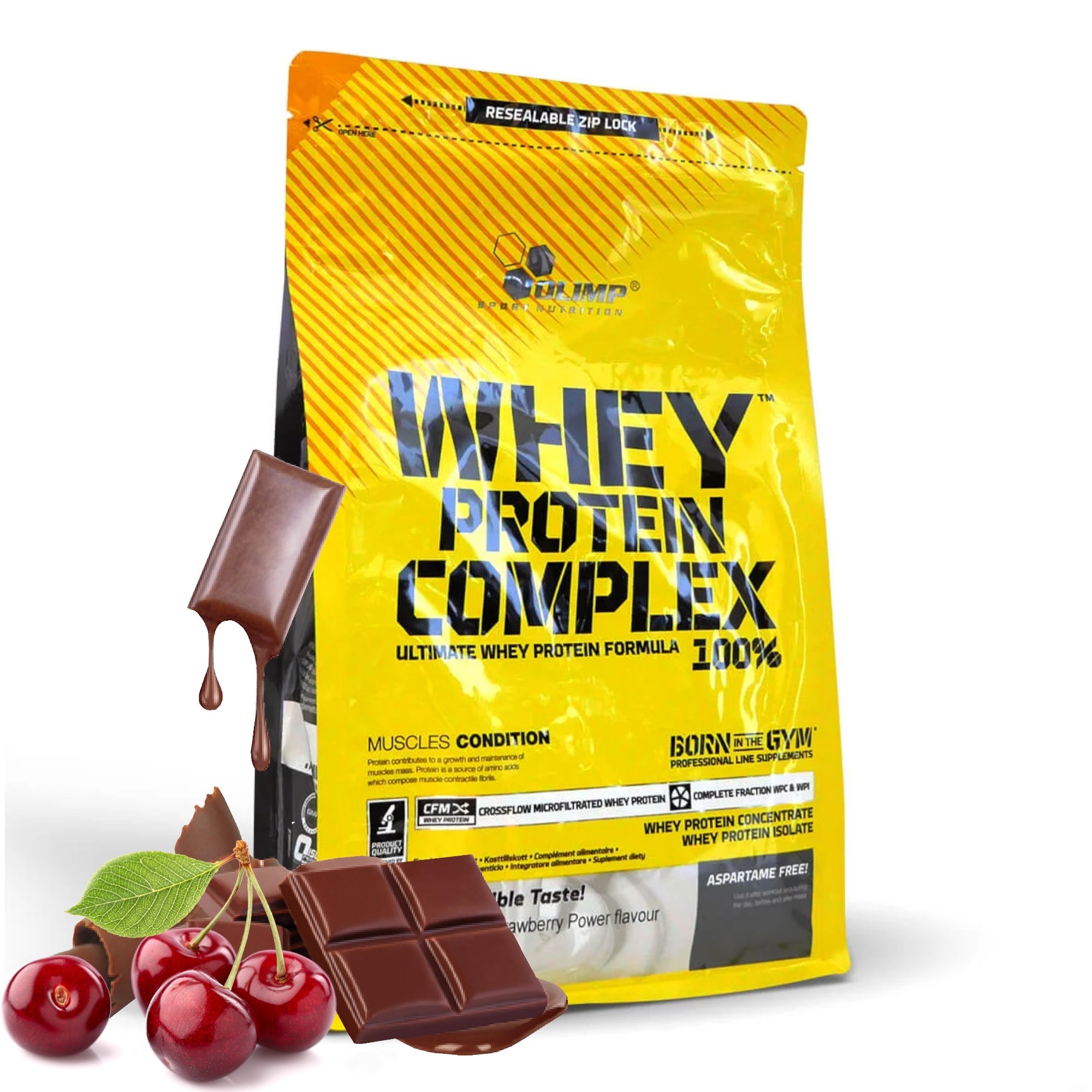 Olimp Whey Protein Complex 700 g Chocolate and Cherry Flavour Expiration date not specified